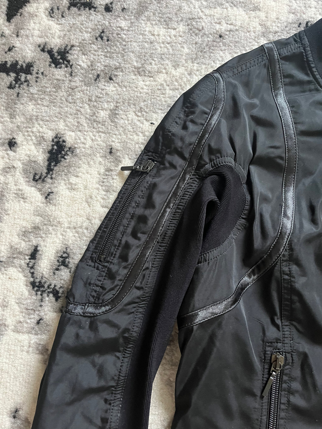 90s Plein Sud アーバン テクニカル ブラック ジャケット (XS/S)