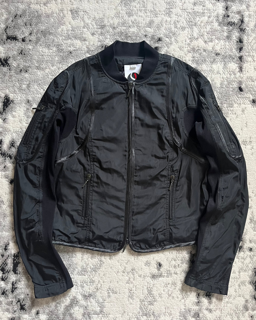 90s Plein Sud アーバン テクニカル ブラック ジャケット (XS/S)