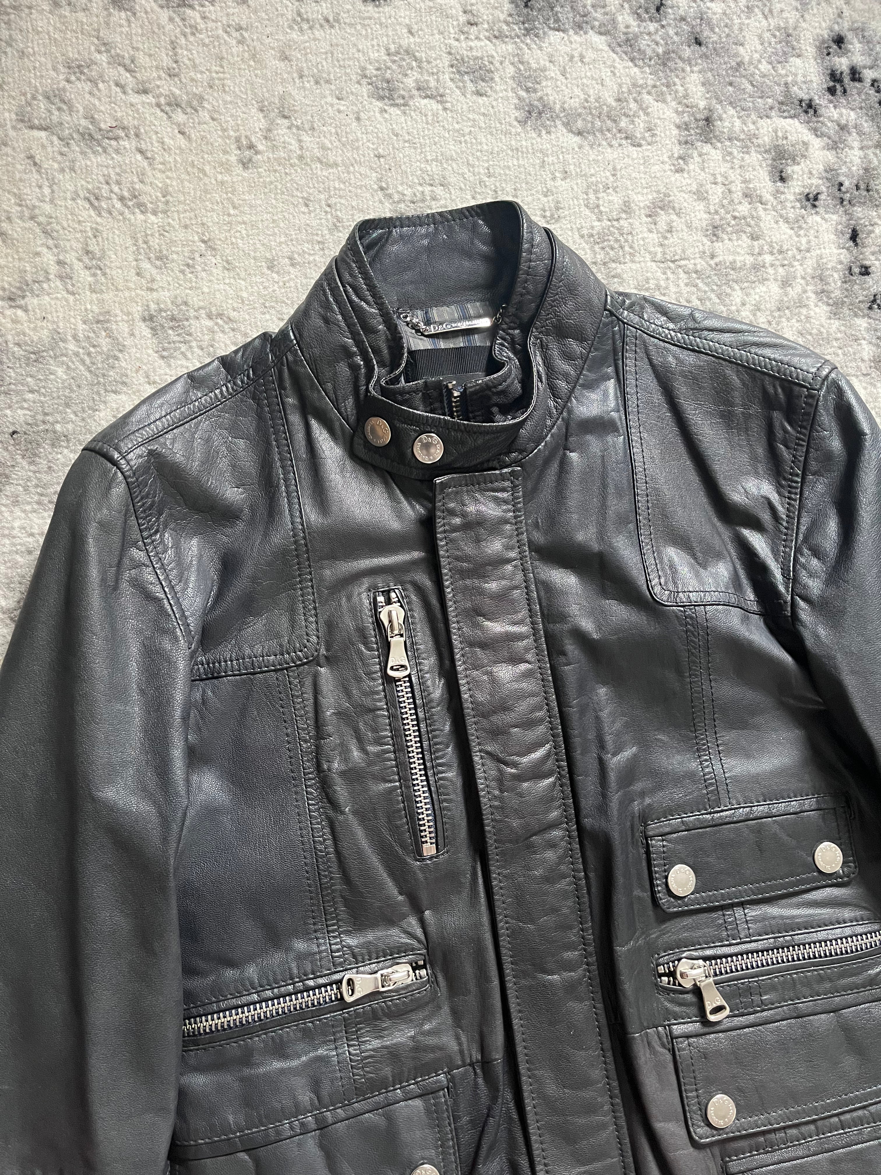 AW08 Dolce & Gabbana Utility Leather Jacket (S/M)