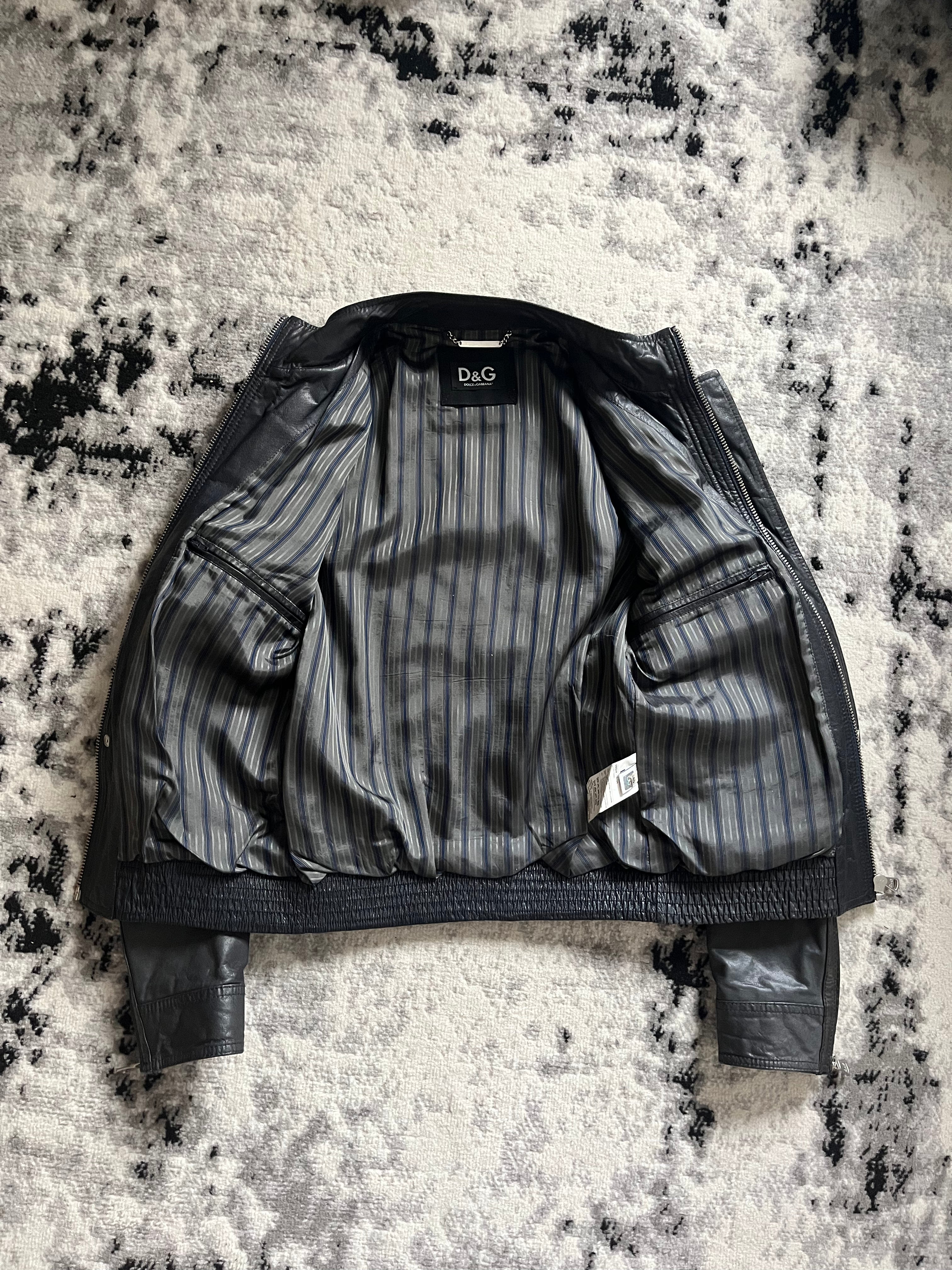 AW08 Dolce & Gabbana Utility Leather Jacket (S/M)