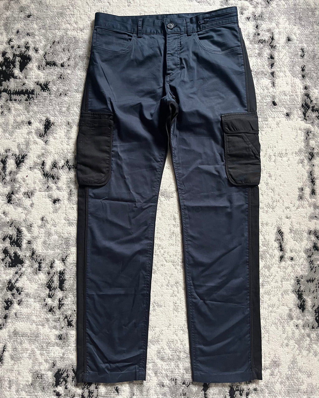 2010s ジバンシィ カーゴ ブラック &amp; ネイビー パンツ (S/M)