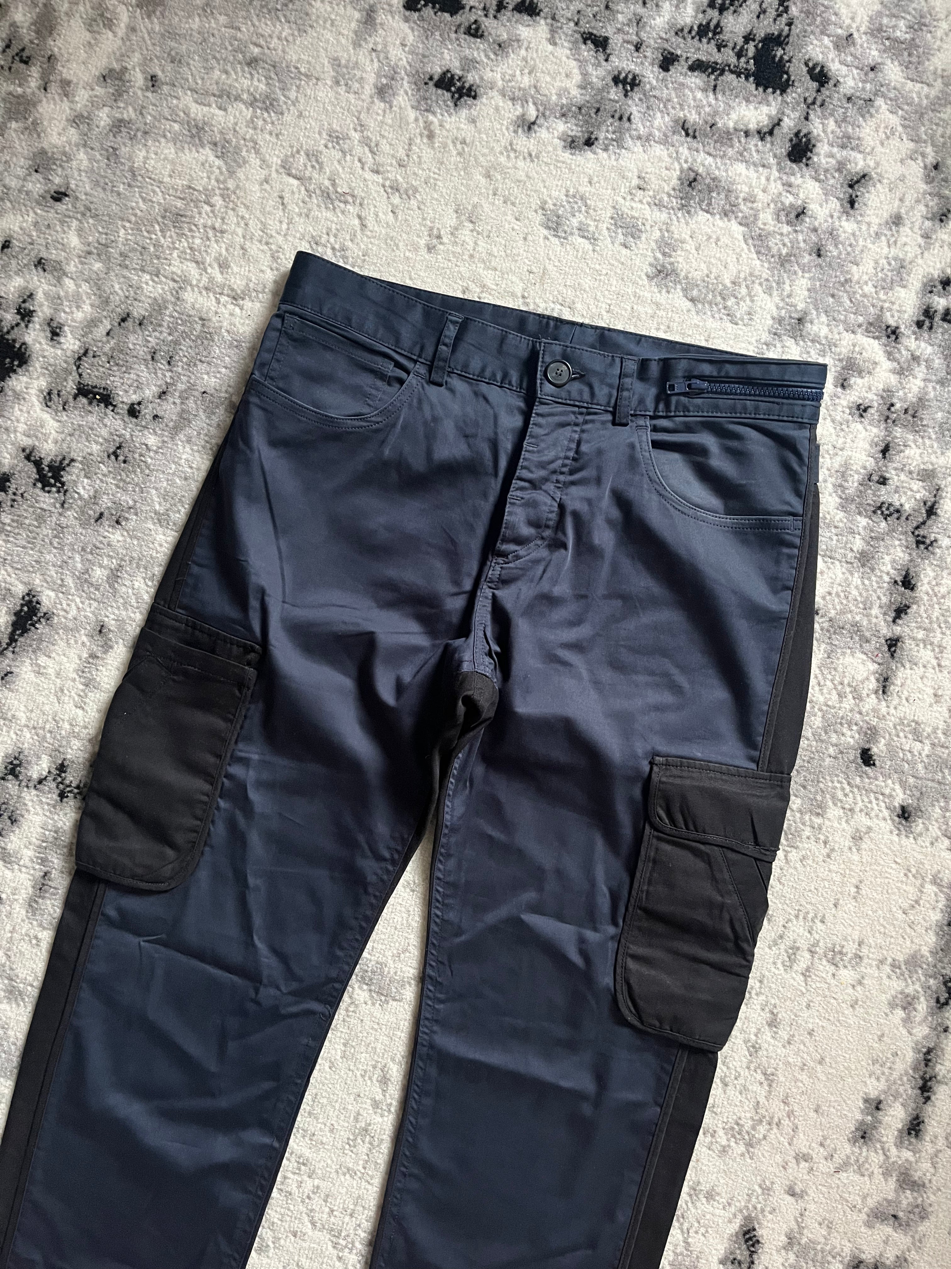 2010s ジバンシィ カーゴ ブラック &amp; ネイビー パンツ (S/M)