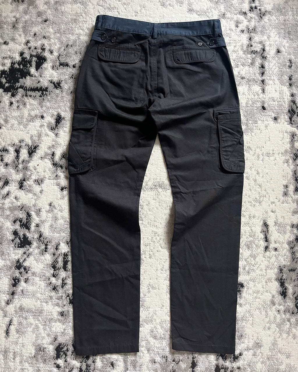 2010s ジバンシィ カーゴ ブラック &amp; ネイビー パンツ (S/M)