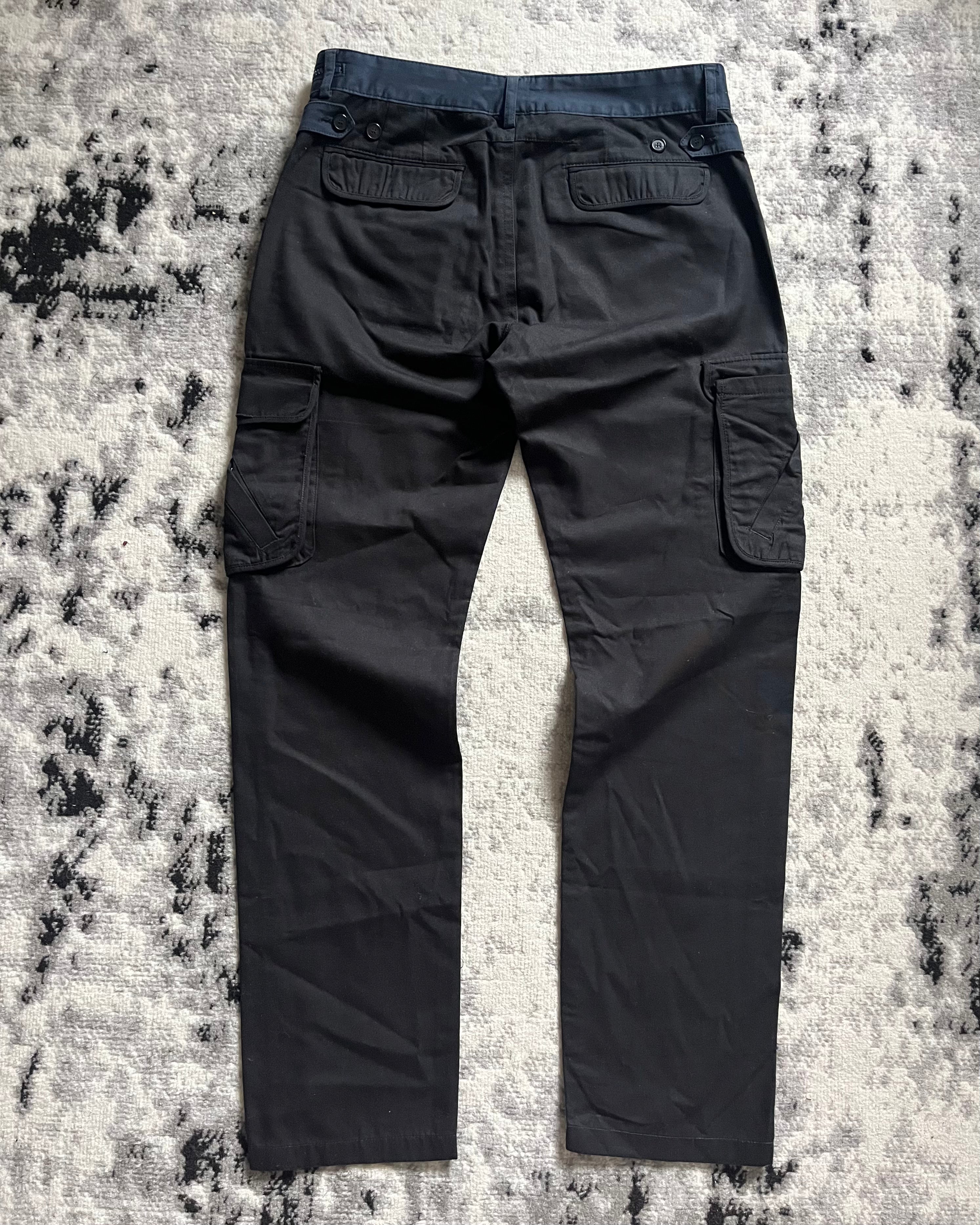 2010s ジバンシィ カーゴ ブラック &amp; ネイビー パンツ (S/M)