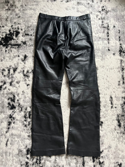 Roberto Cavalli Art Collection Biker Leather Pants (M)