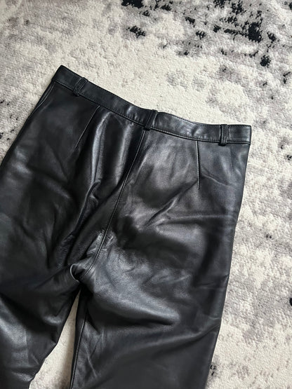 Roberto Cavalli Art Collection Biker Leather Pants (M)