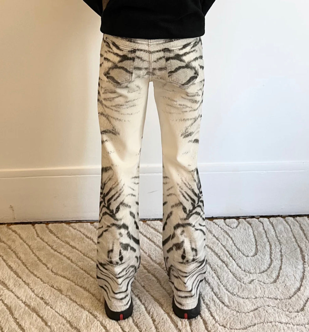 2002 Cavalli ゼブラパンツ (S)