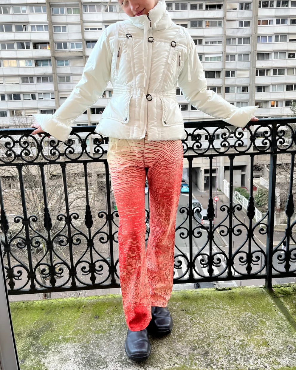 1995 Roberto Cavalli Lanificio Diform Stripes Pants