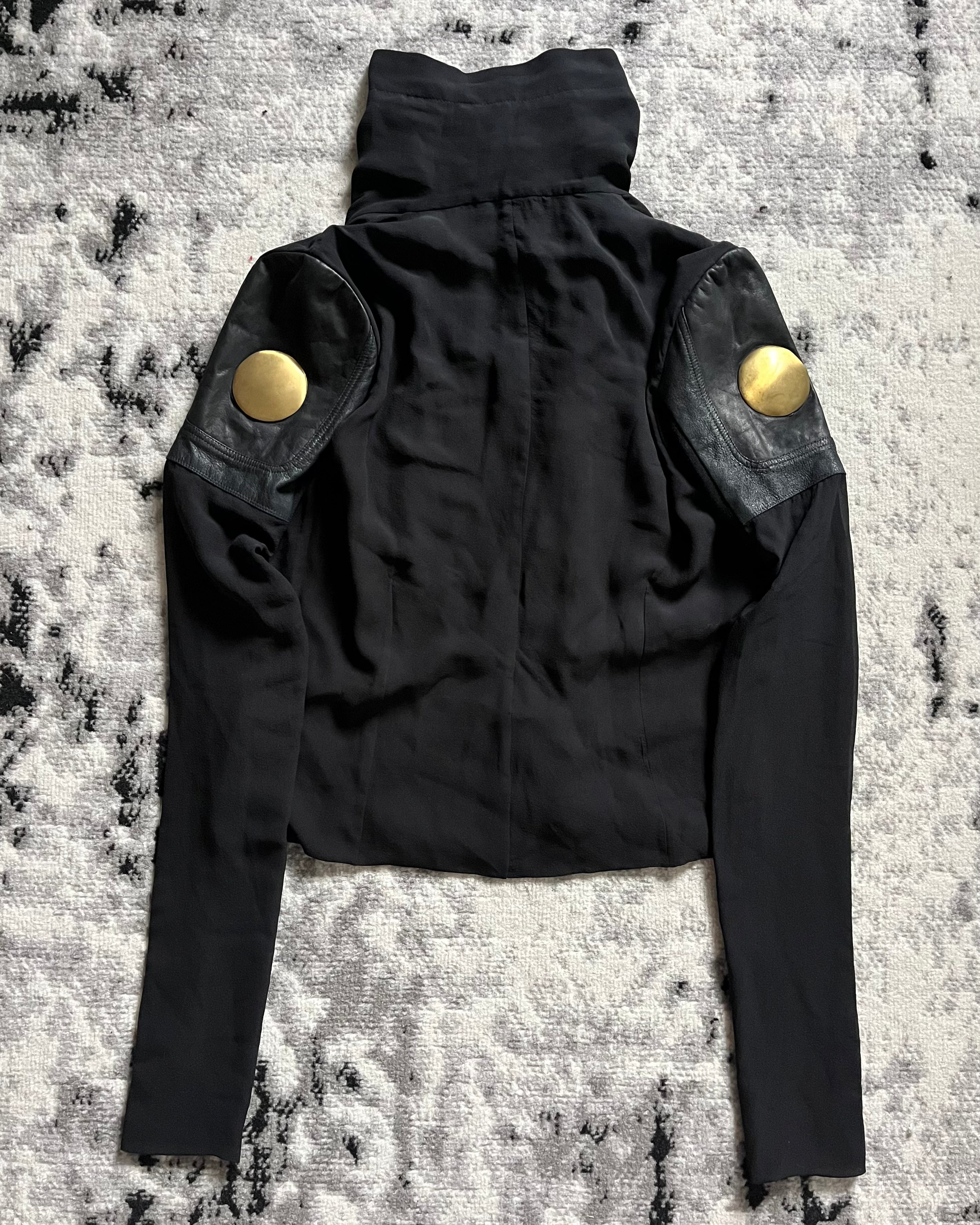 Rick Owens Techno Black Cardigan  (S)