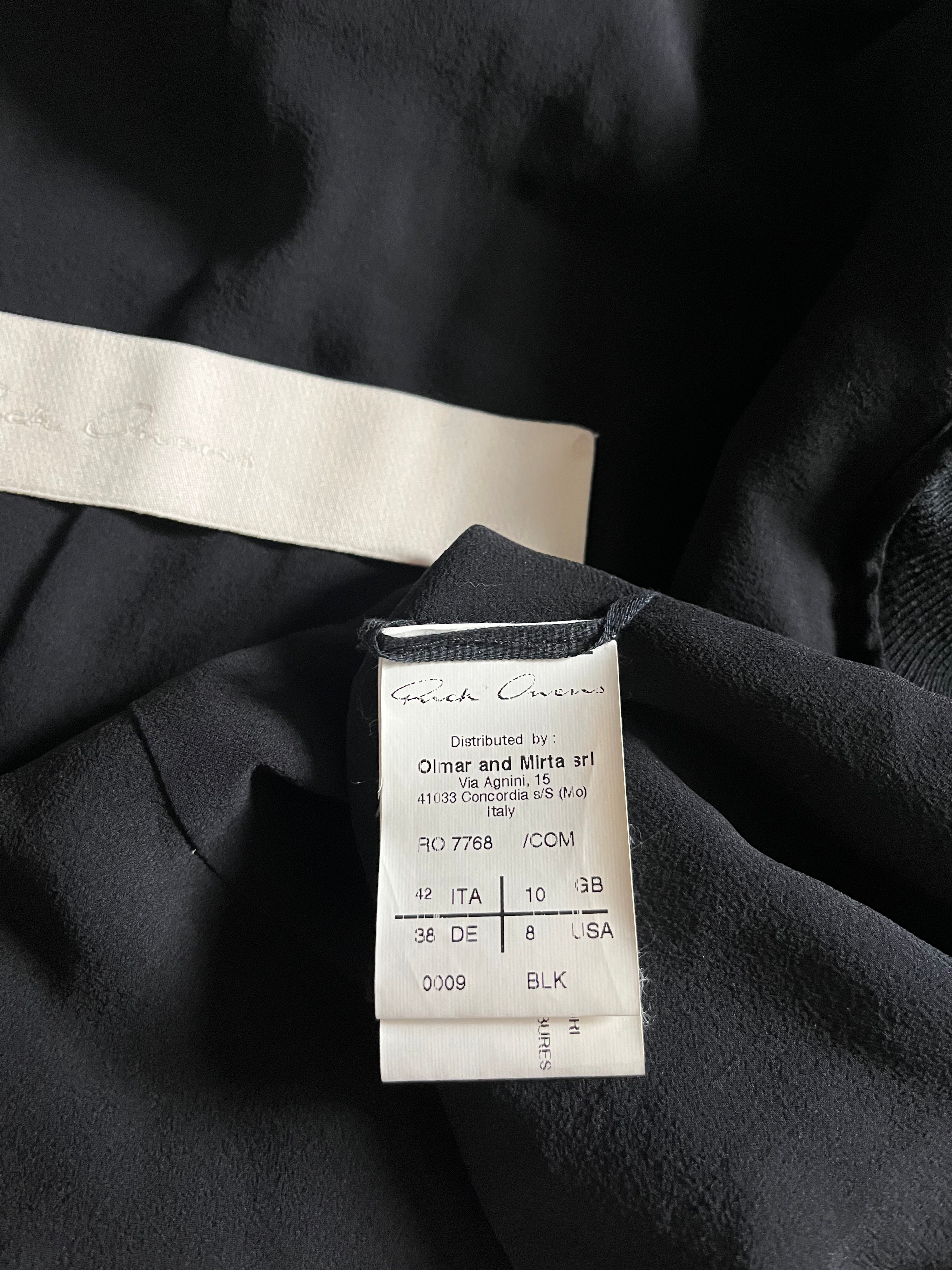 Rick Owens Techno Black Cardigan  (S)