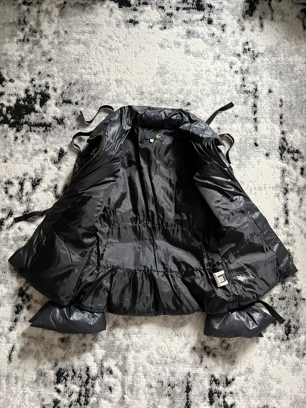 1990年代 ロベルト カヴァリ パラシュート ハーネス パファー ジャケット (S)