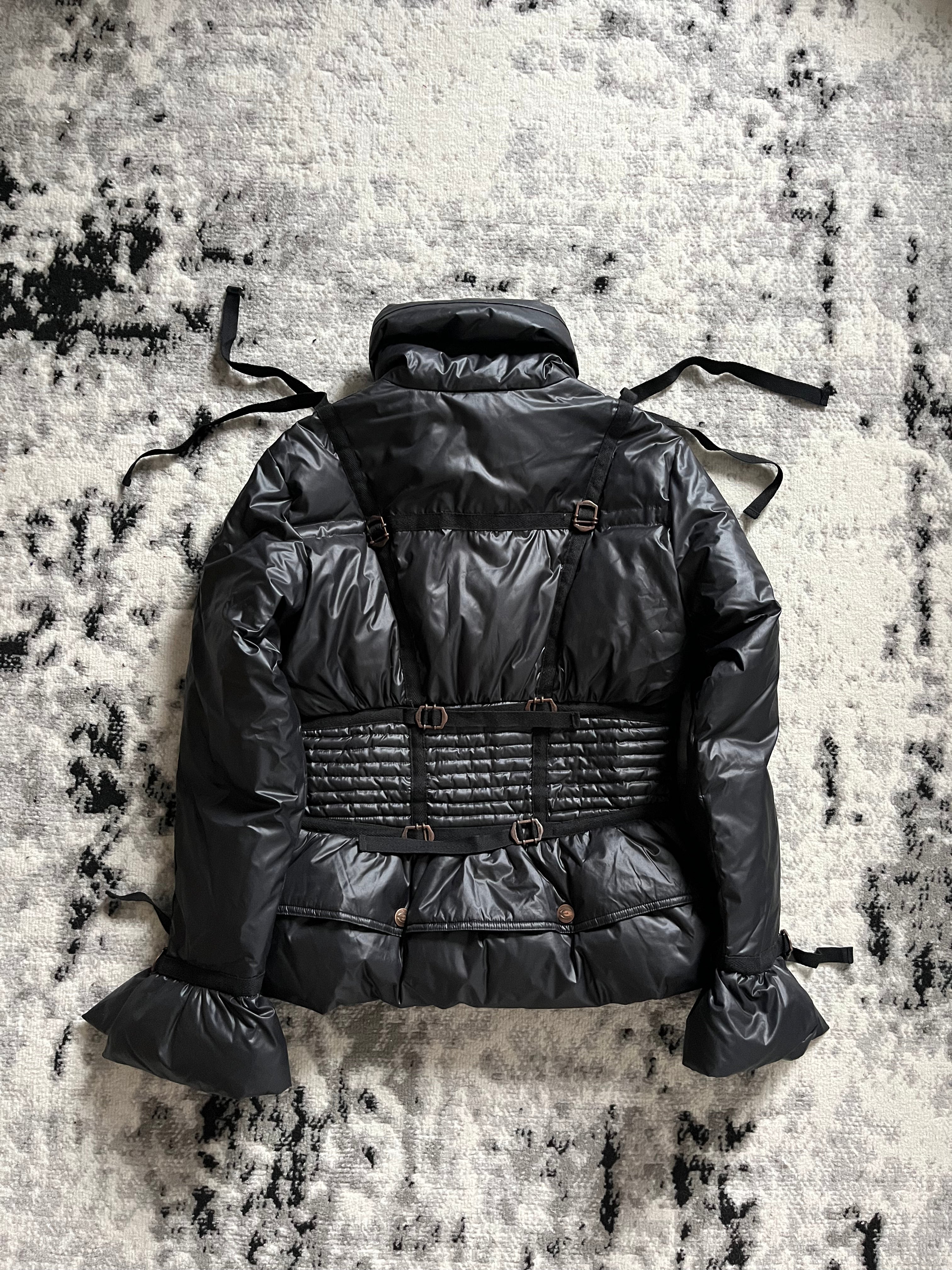 1990年代 ロベルト カヴァリ パラシュート ハーネス パファー ジャケット (S)