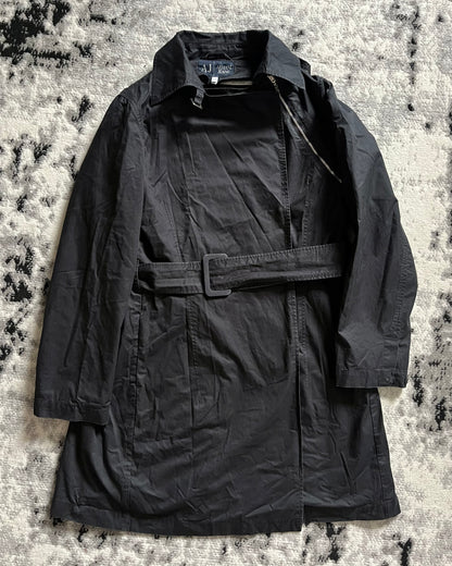 Armani Utility Master 黑色风衣外套 (S)