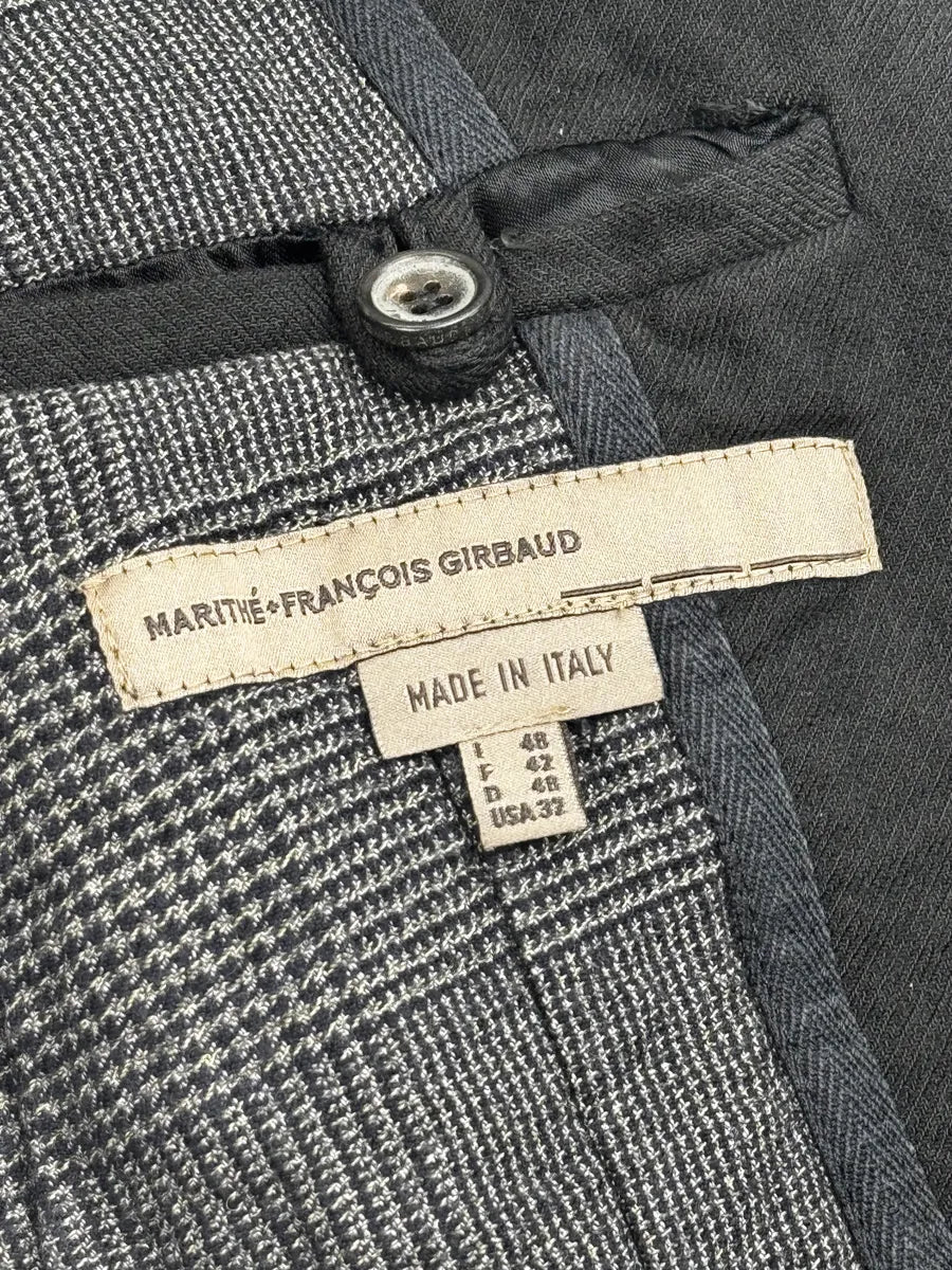 2000s Marithé + François Girbaud Black Distressed Patchwork Blazer Jacket JXMYdeIZ 12