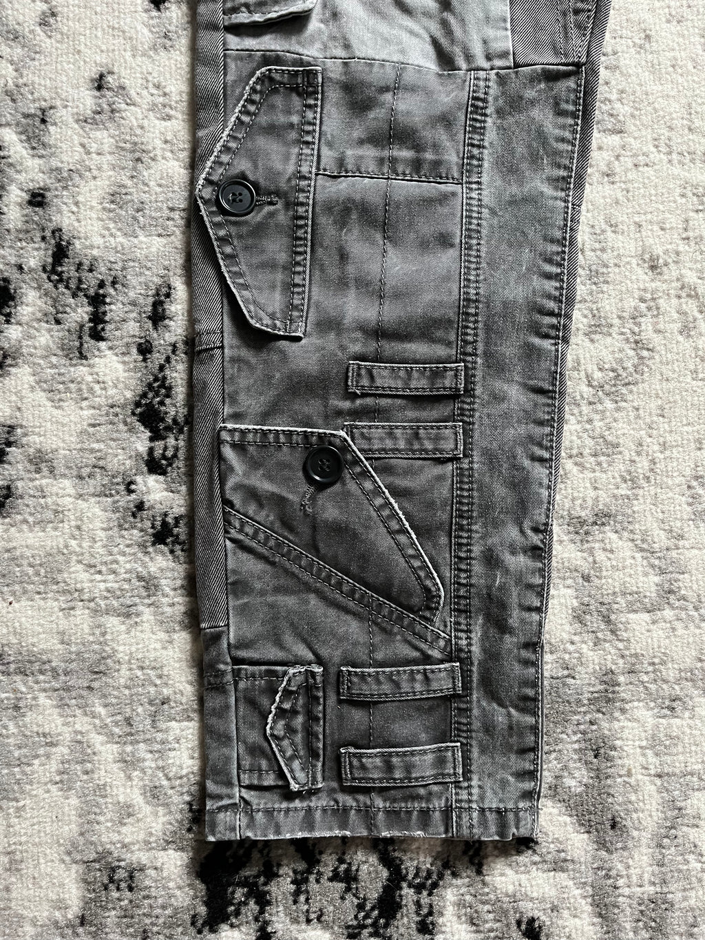 AW11 Dolce & Gabbana Neutral Multiple Pocket Cargo Pants