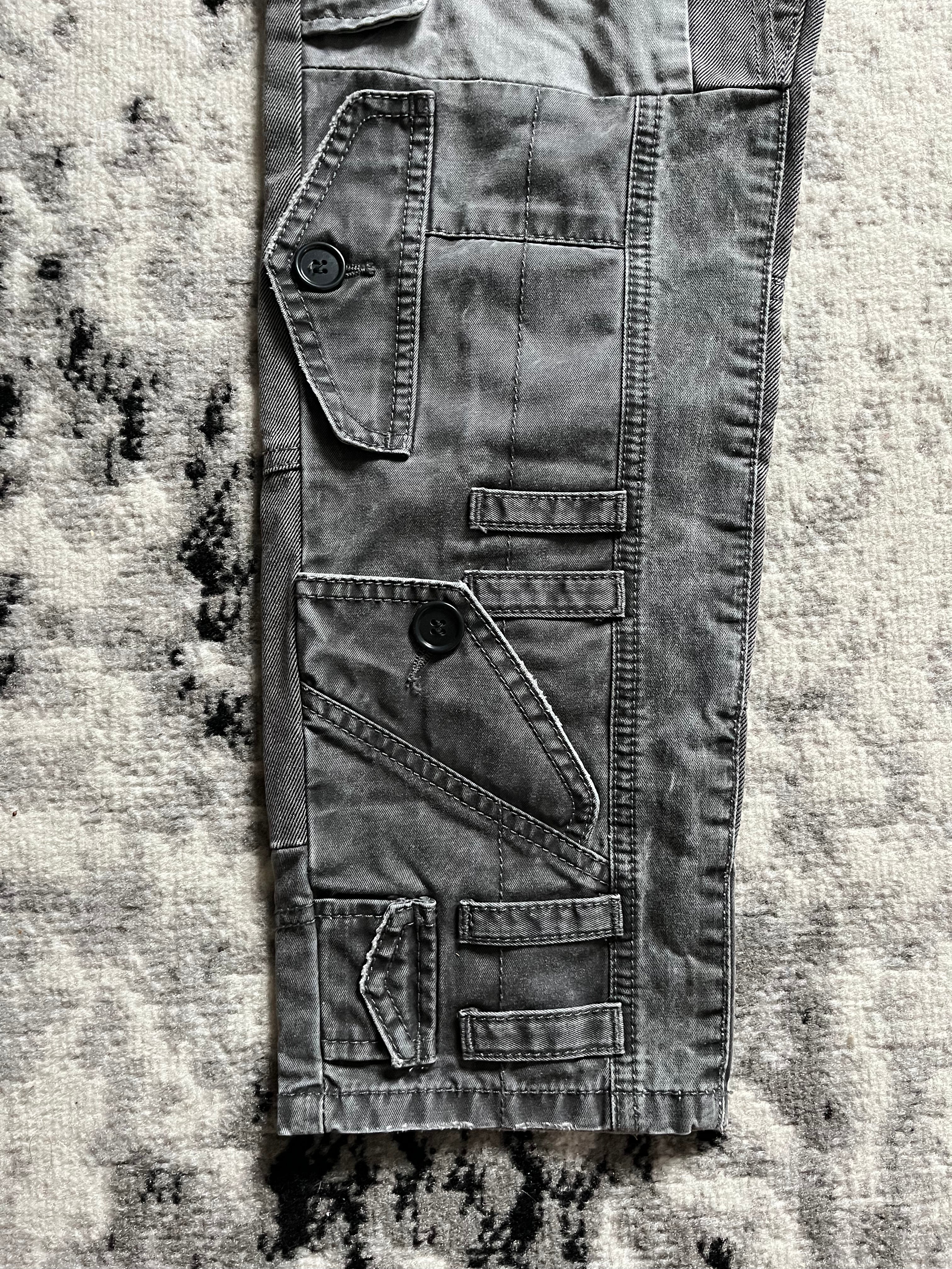 AW11 Dolce & Gabbana Neutral Multiple Pocket Cargo Pants