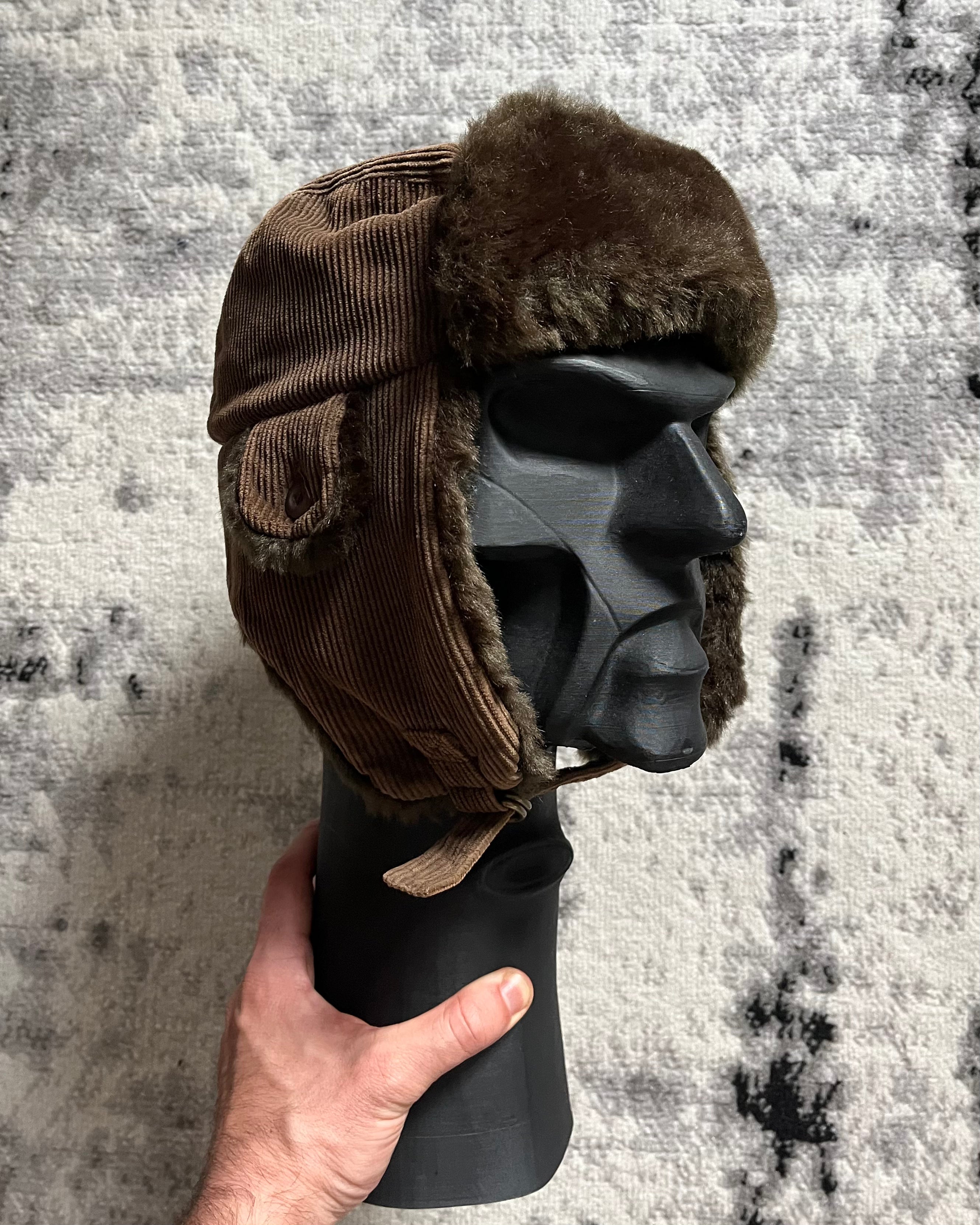 Hunter Archive Brown Velvet Chapka