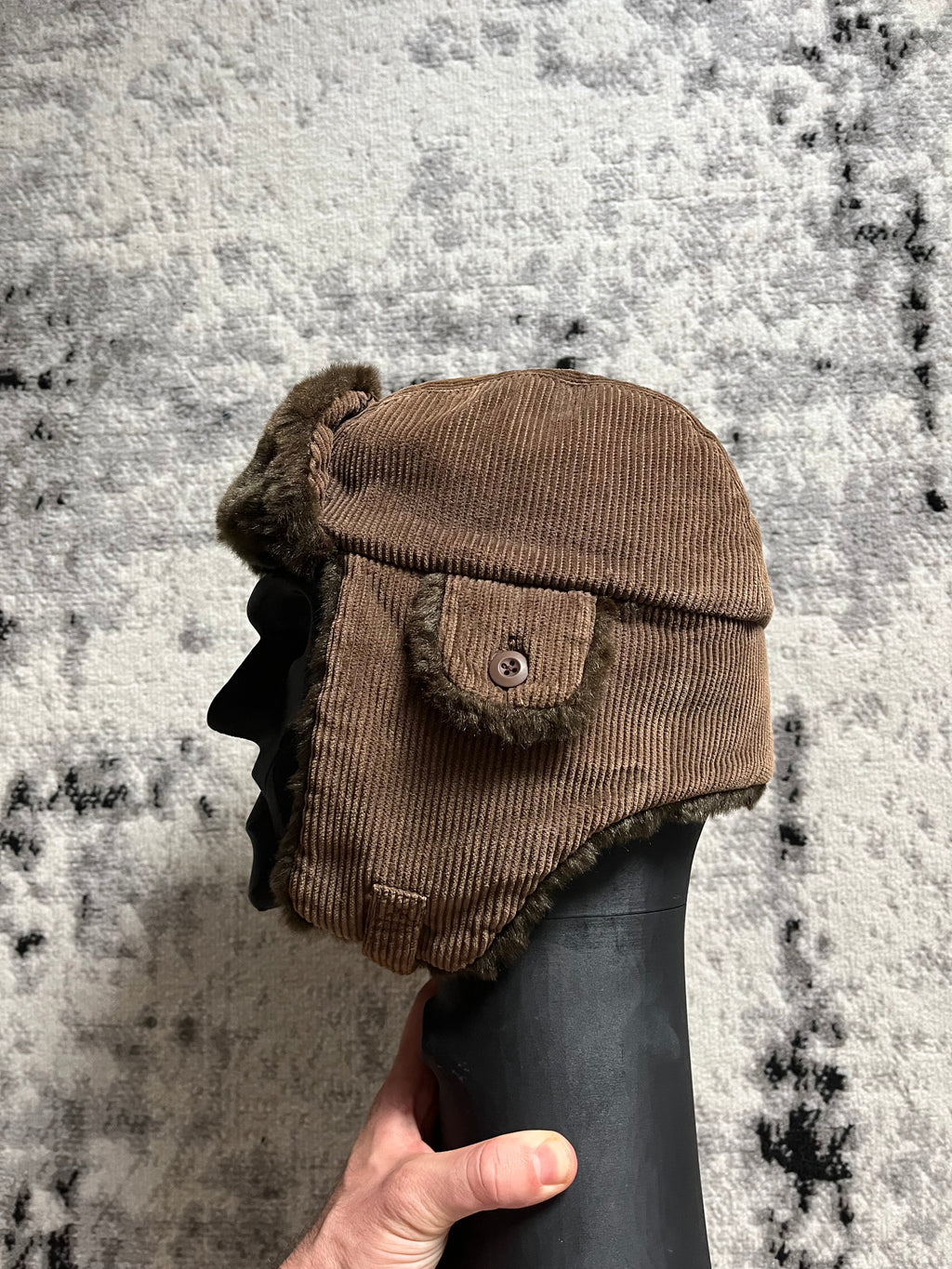 Hunter Archive Brown Velvet Chapka