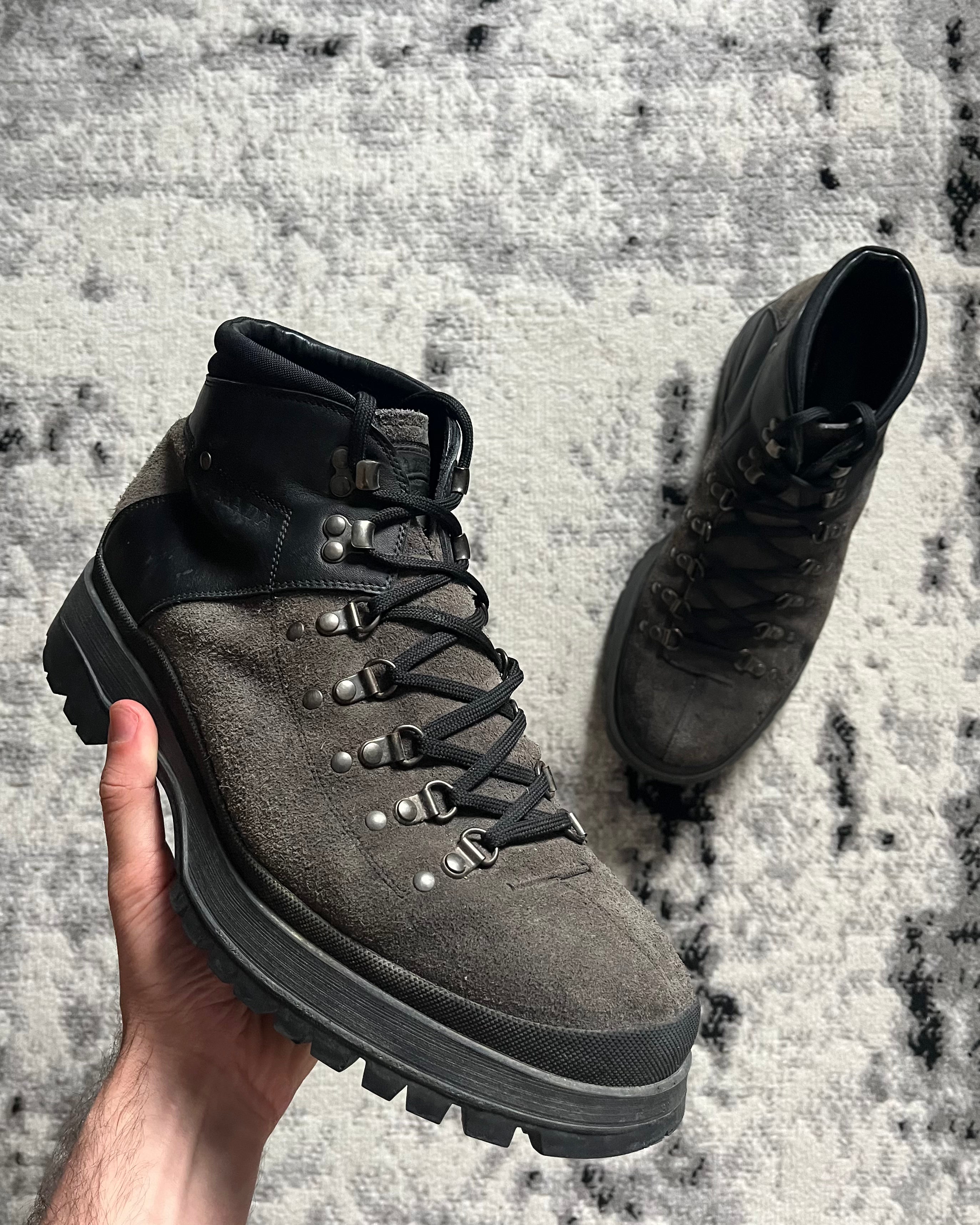 00年代 プラダ ハイキングブーツ (45.5eu/us11.5)