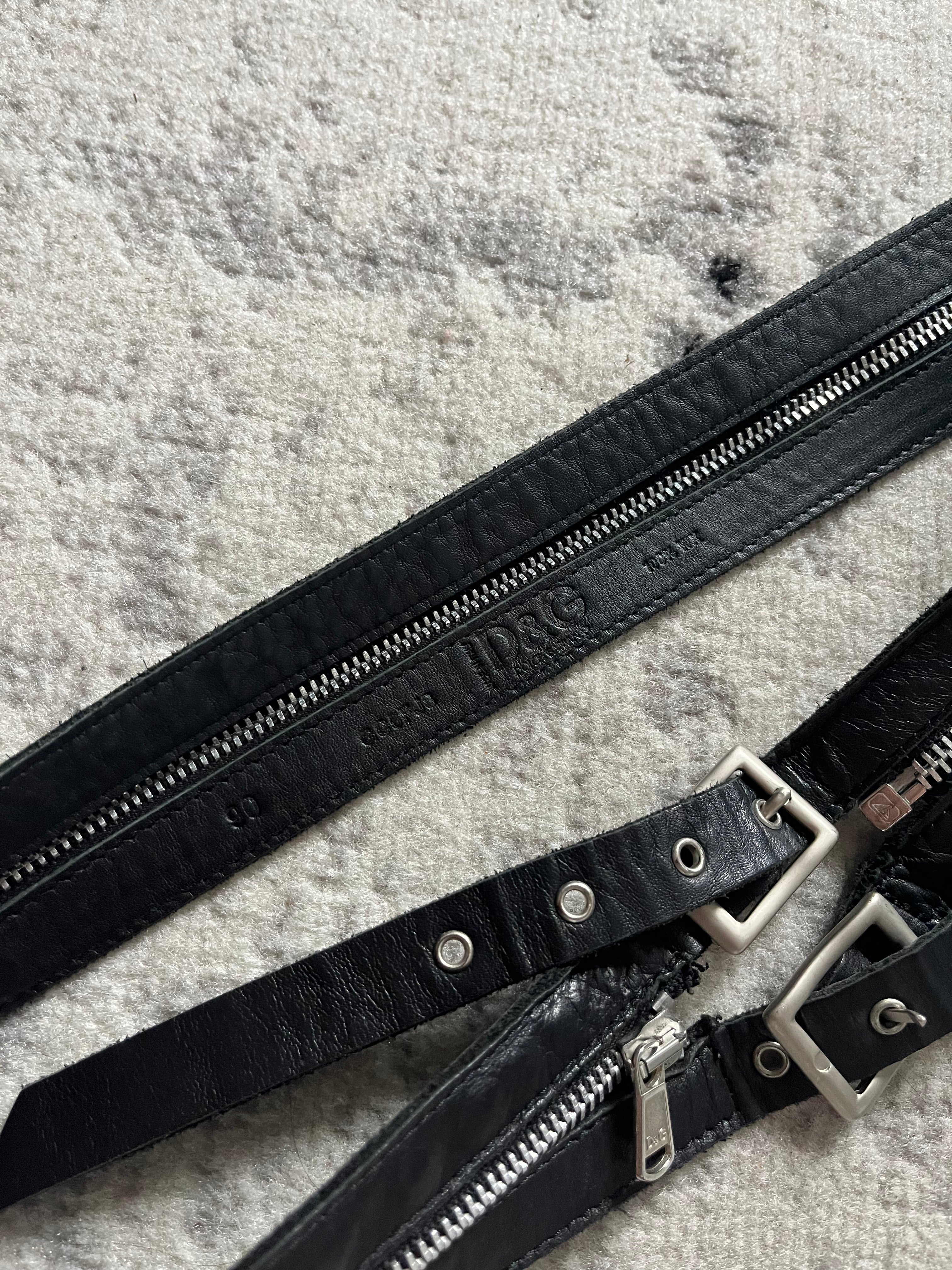 2003年秋冬 ドルチェ&amp;ガッバーナ フルジップ 取り外し可能レザーベルト