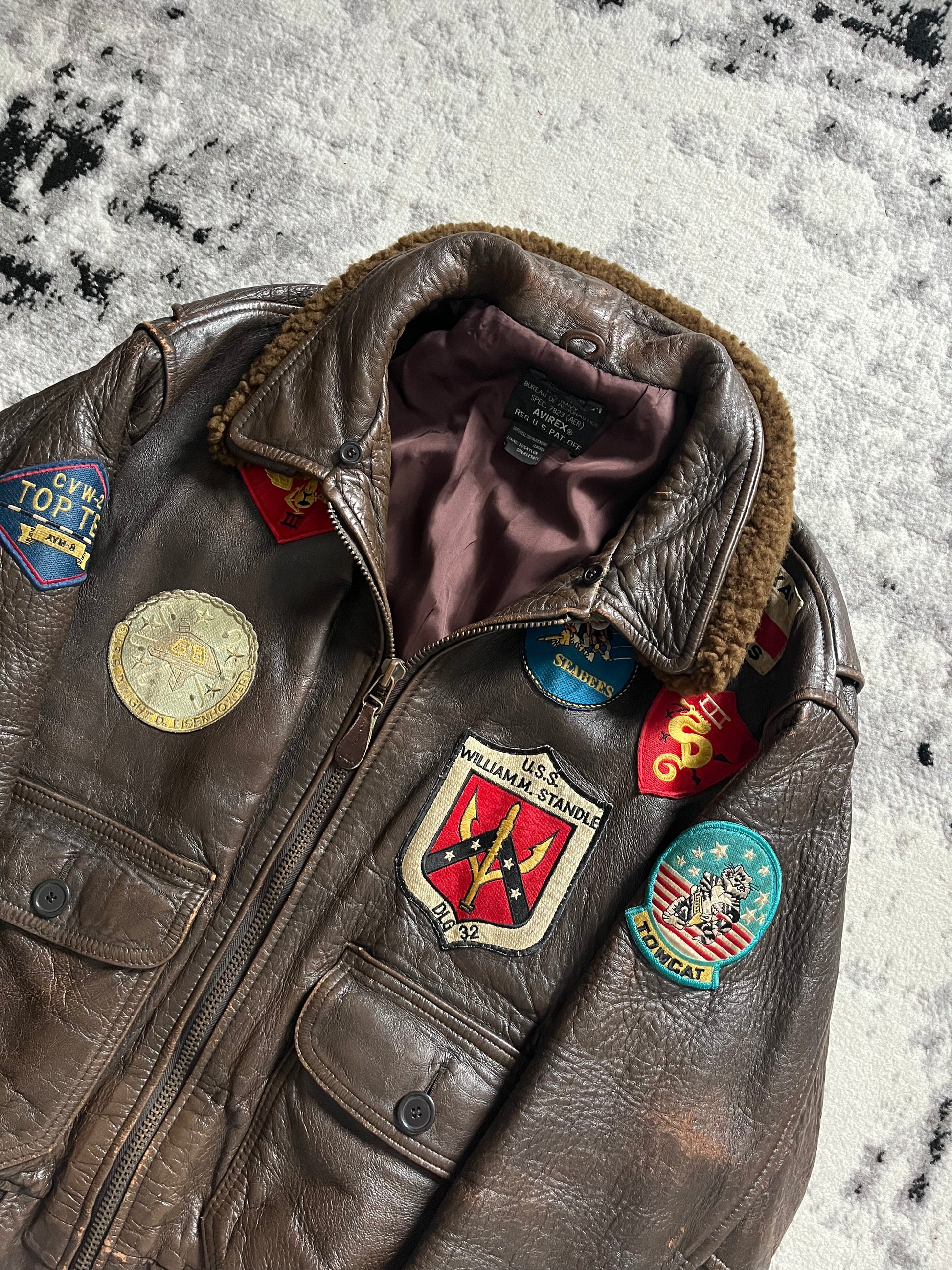 Avirex g1 leather jacket discount