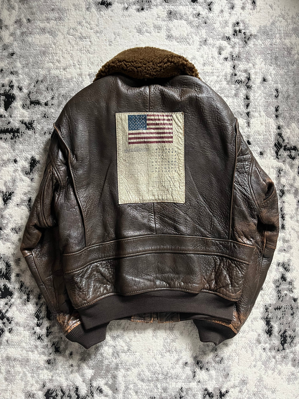 Avirex TOP G1 Aviator Leather Jacket (M/L)