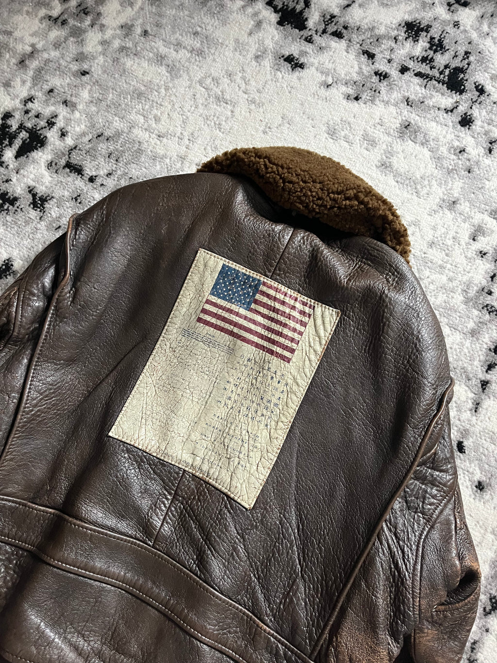 Avirex TOP G1 Aviator Leather Jacket (M/L)