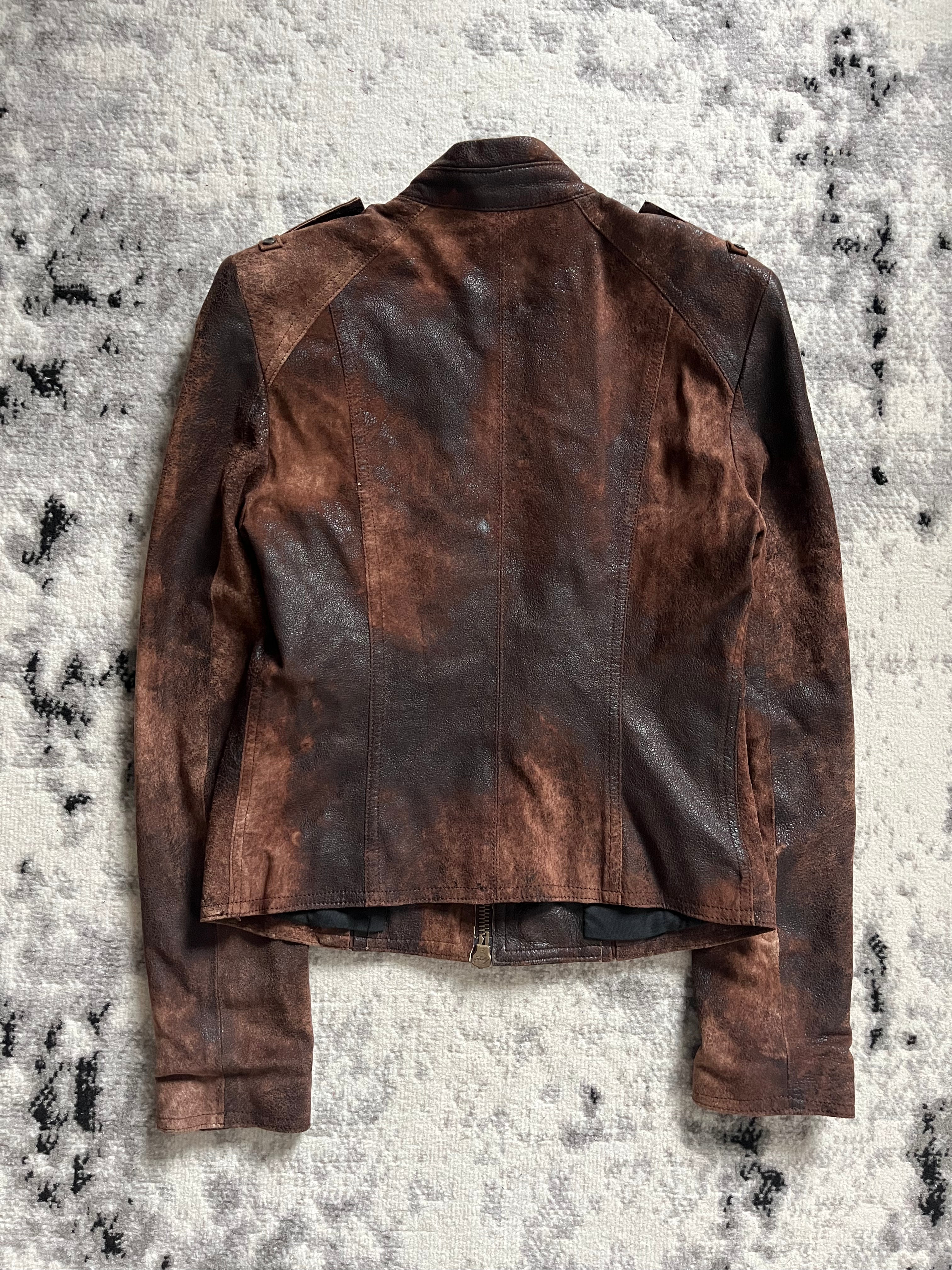 90 年代 Plein Sud 独特腐蚀手工夹克 (S)