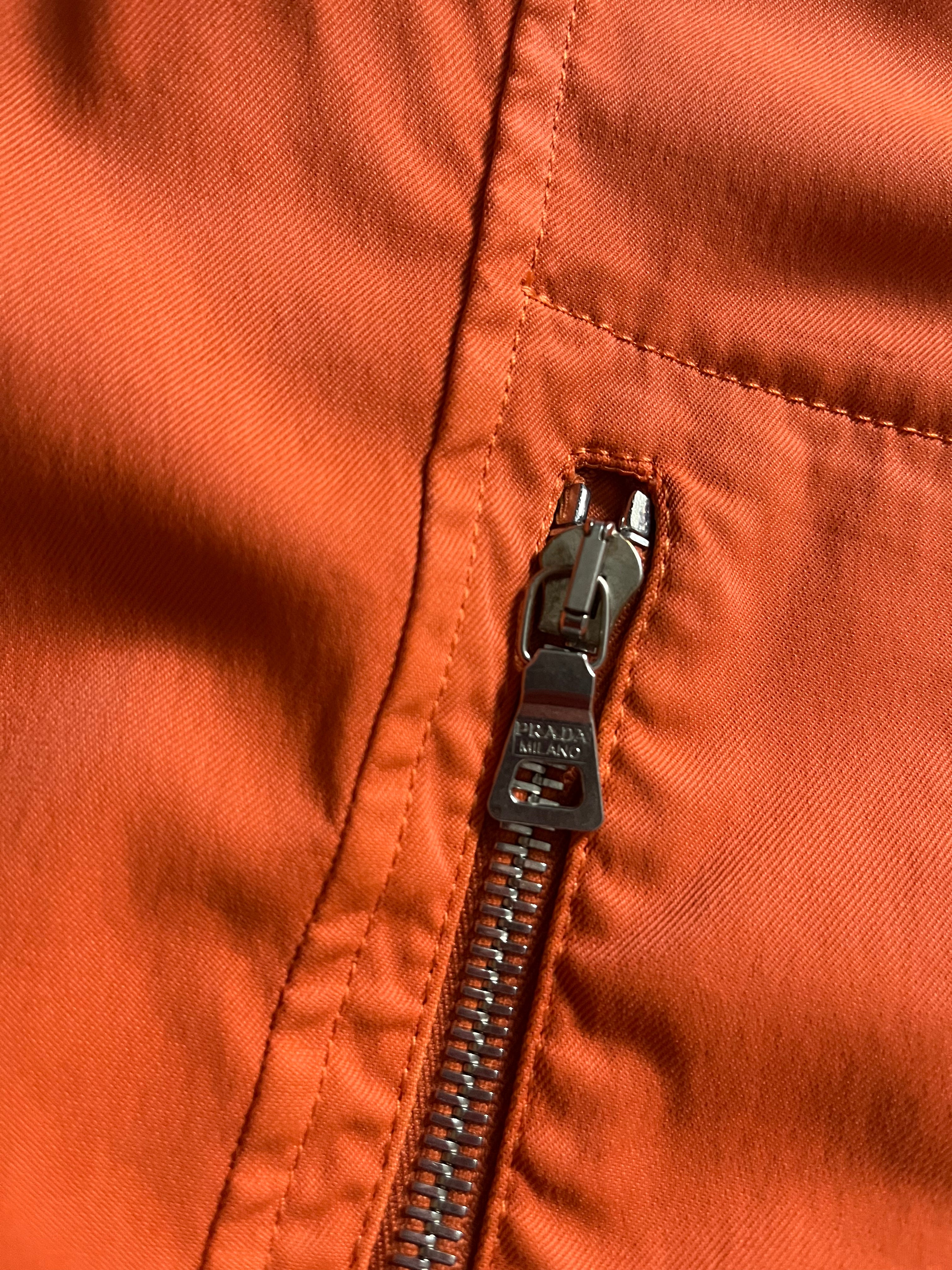 00年代 プラダ オレンジ ナイロンジャケット(M/L)