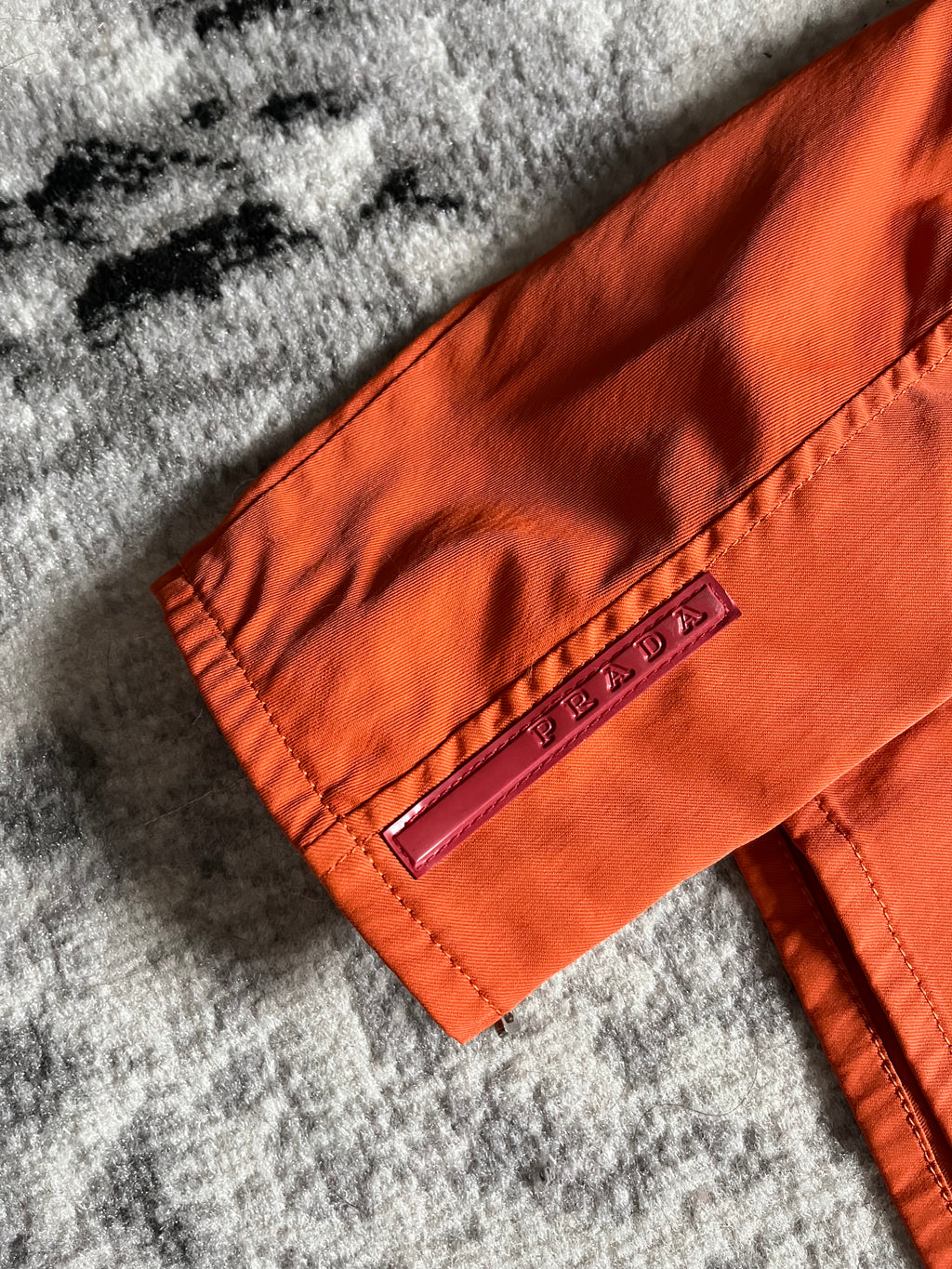 00年代 プラダ オレンジ ナイロンジャケット(M/L)