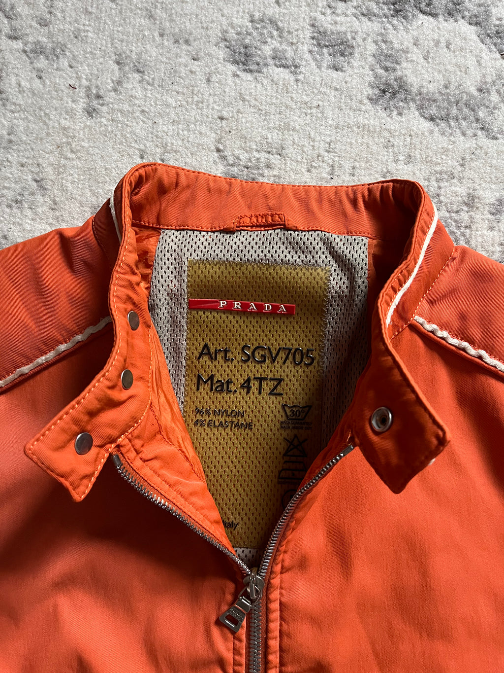 00年代 プラダ オレンジ ナイロンジャケット(M/L)
