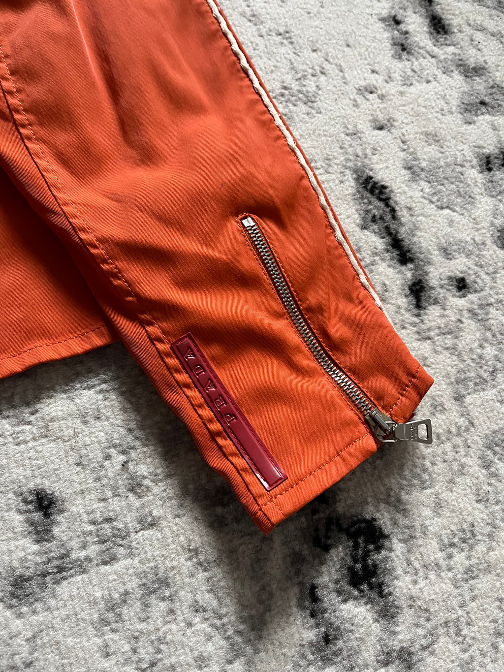 00年代 プラダ オレンジ ナイロンジャケット(M/L)