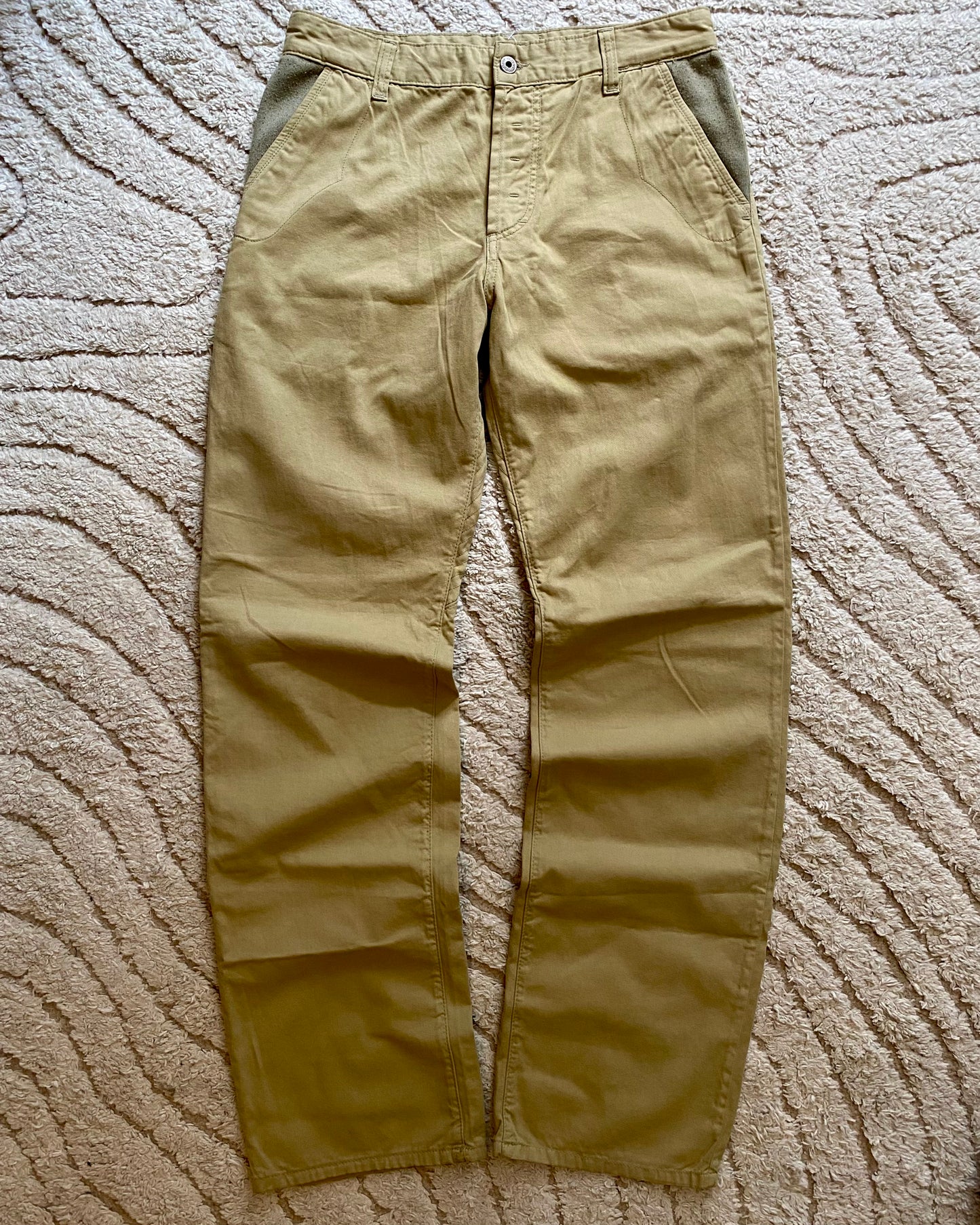 AW2008 Dolce & Gabbana Beige Sophisticated Utility Pants (L)