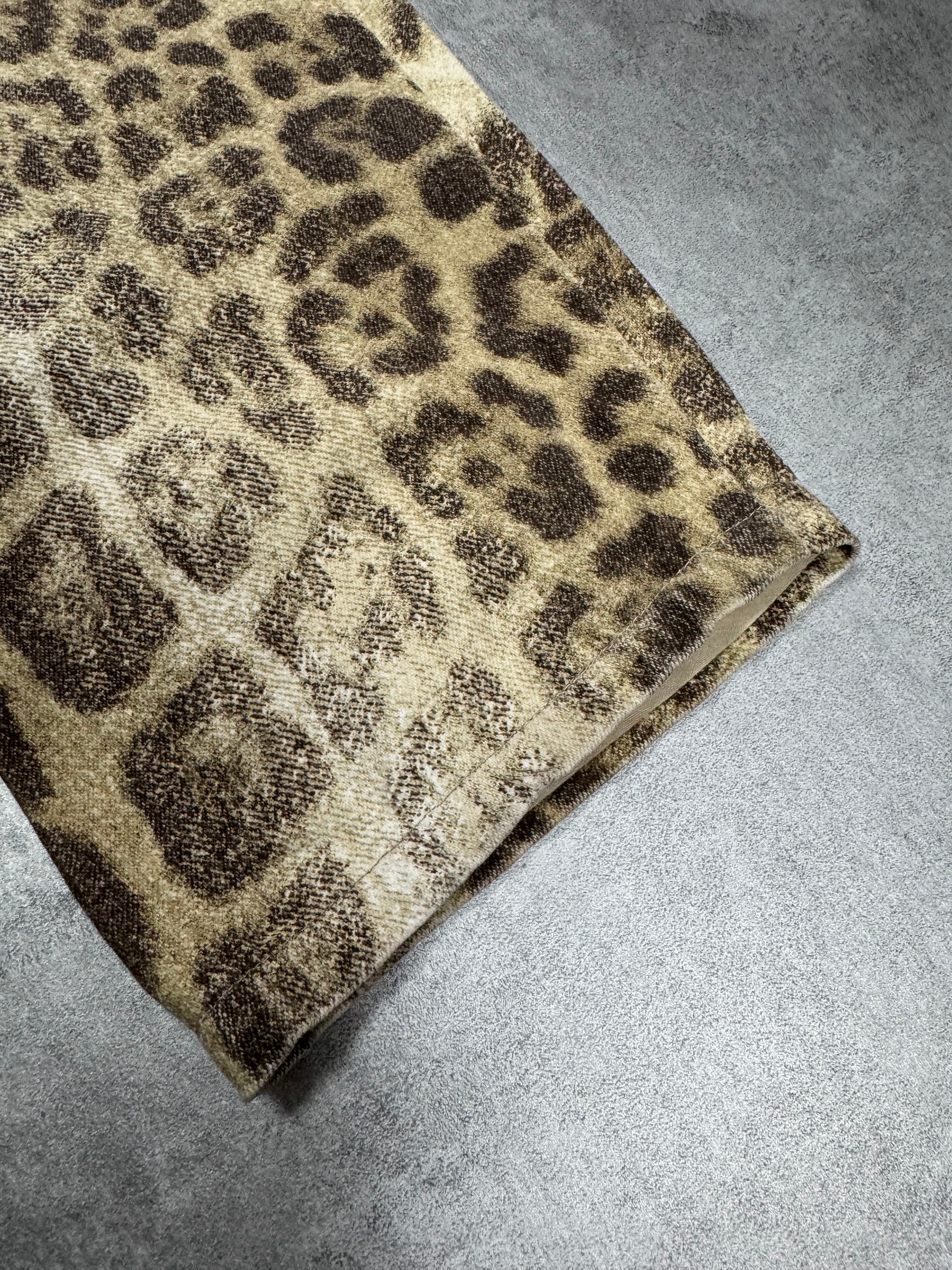 AW2002/03 Roberto Cavalli Jaguar White Faded Pants (M)