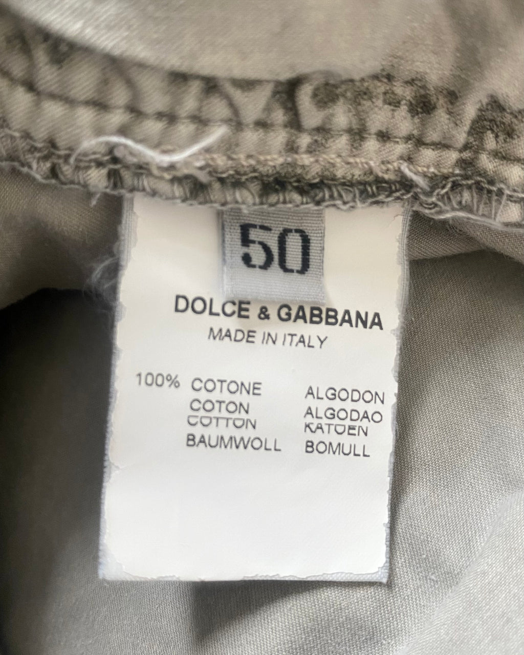 AW05 Dolce & Gabbana Army Utility Zips Cargo Pants (M/L)