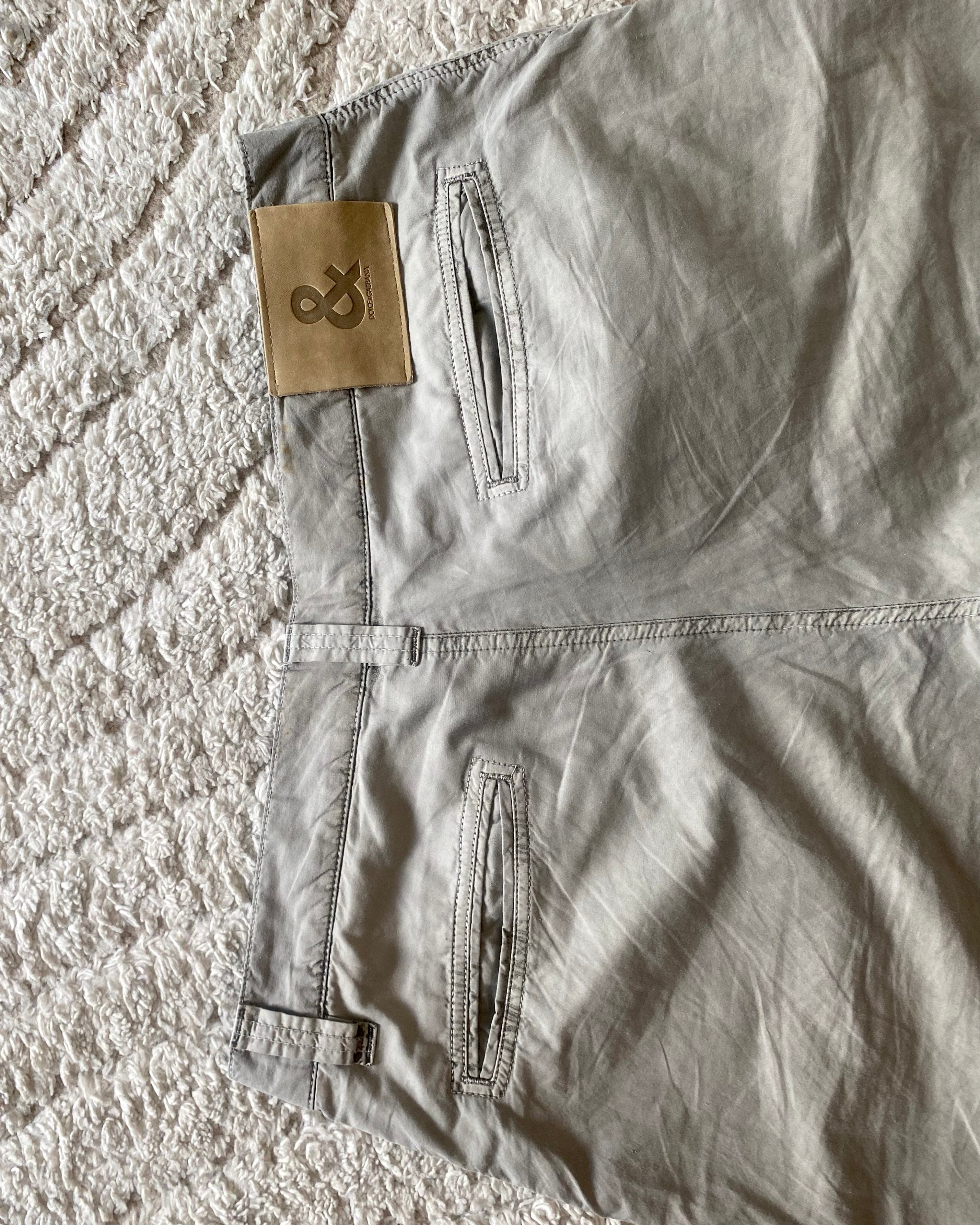 AW05 Dolce & Gabbana Army Utility Zips Cargo Pants (M/L)