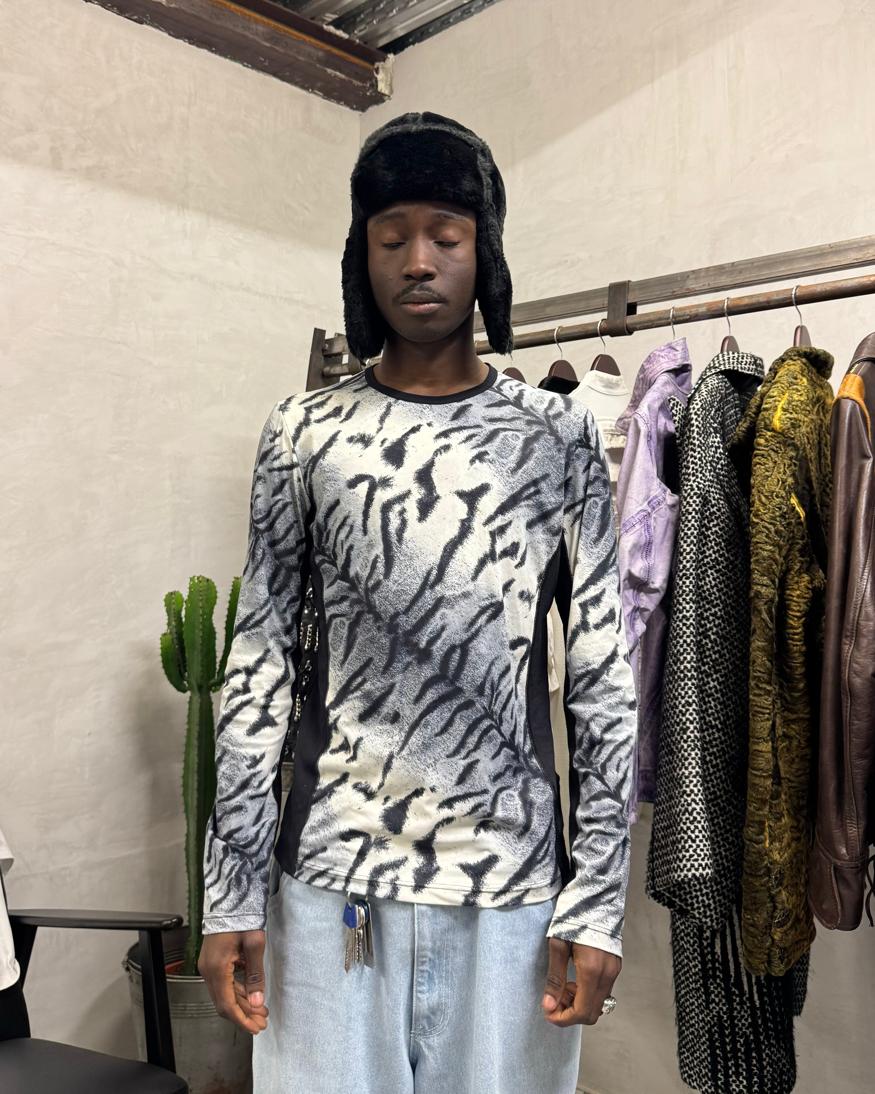 AW2000 Roberto Cavalli Zebra Contemporary Longsleeves