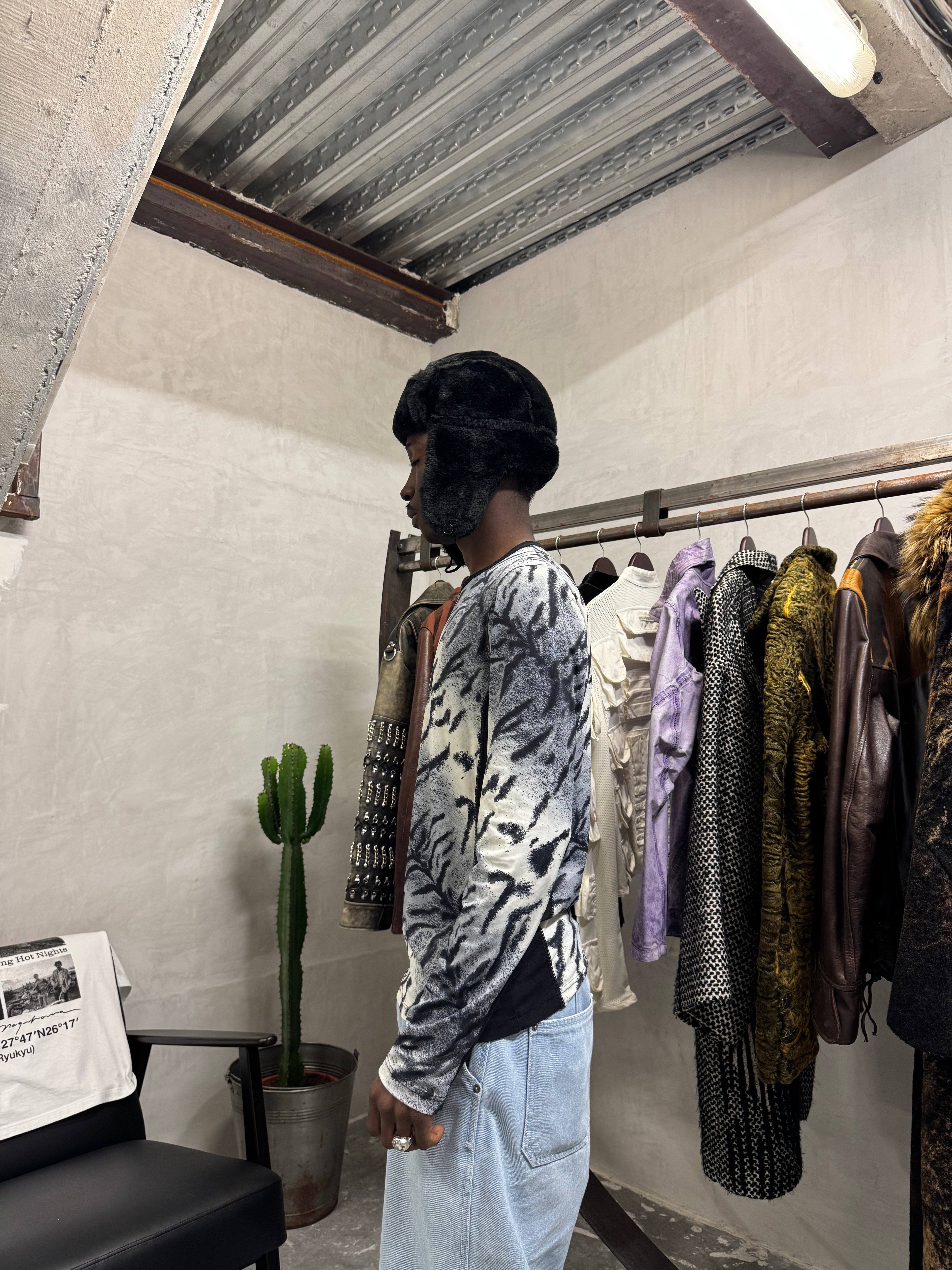AW2000 Roberto Cavalli Zebra Contemporary Longsleeves
