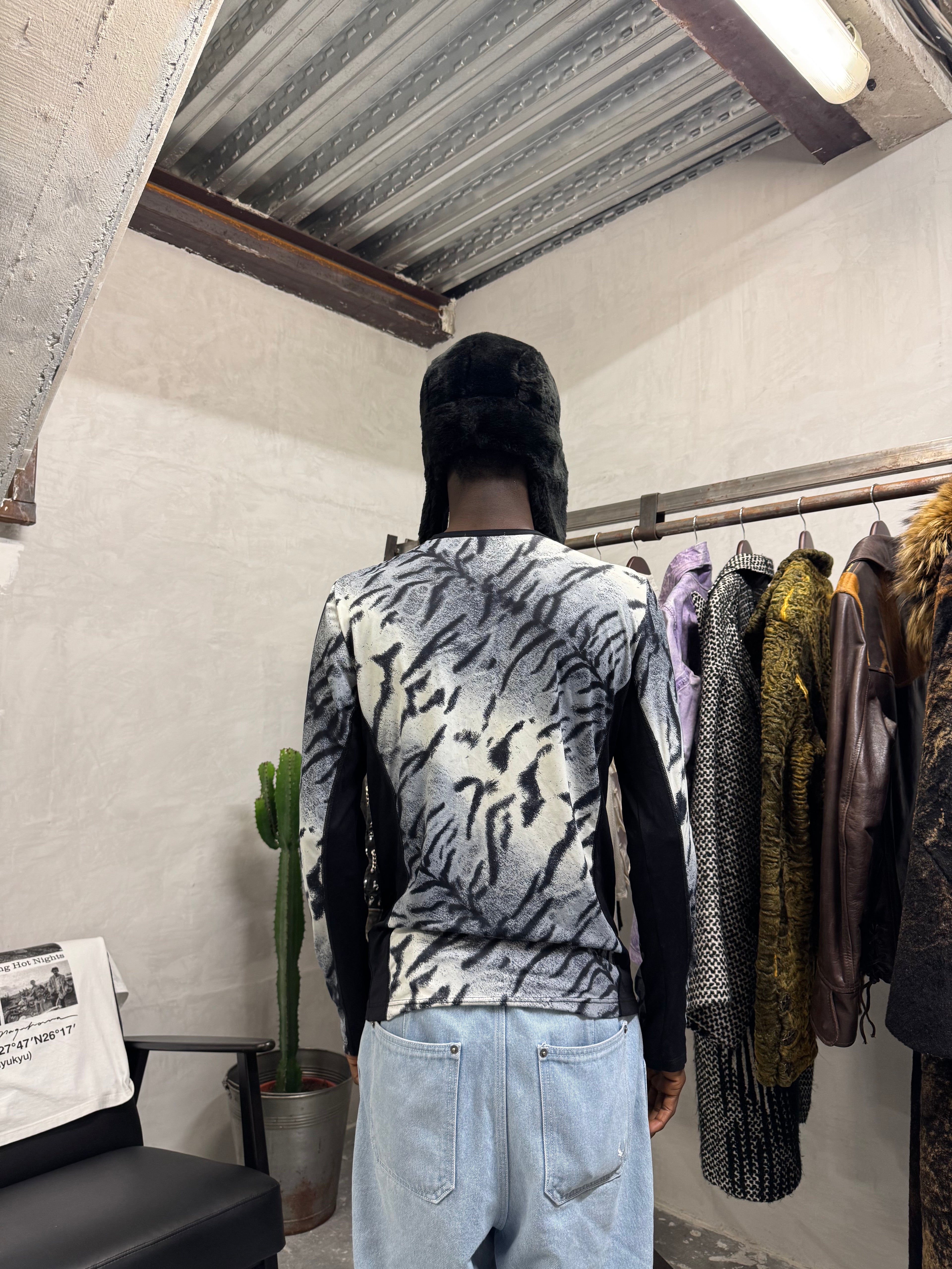 AW2000 Roberto Cavalli Zebra Contemporary Longsleeves