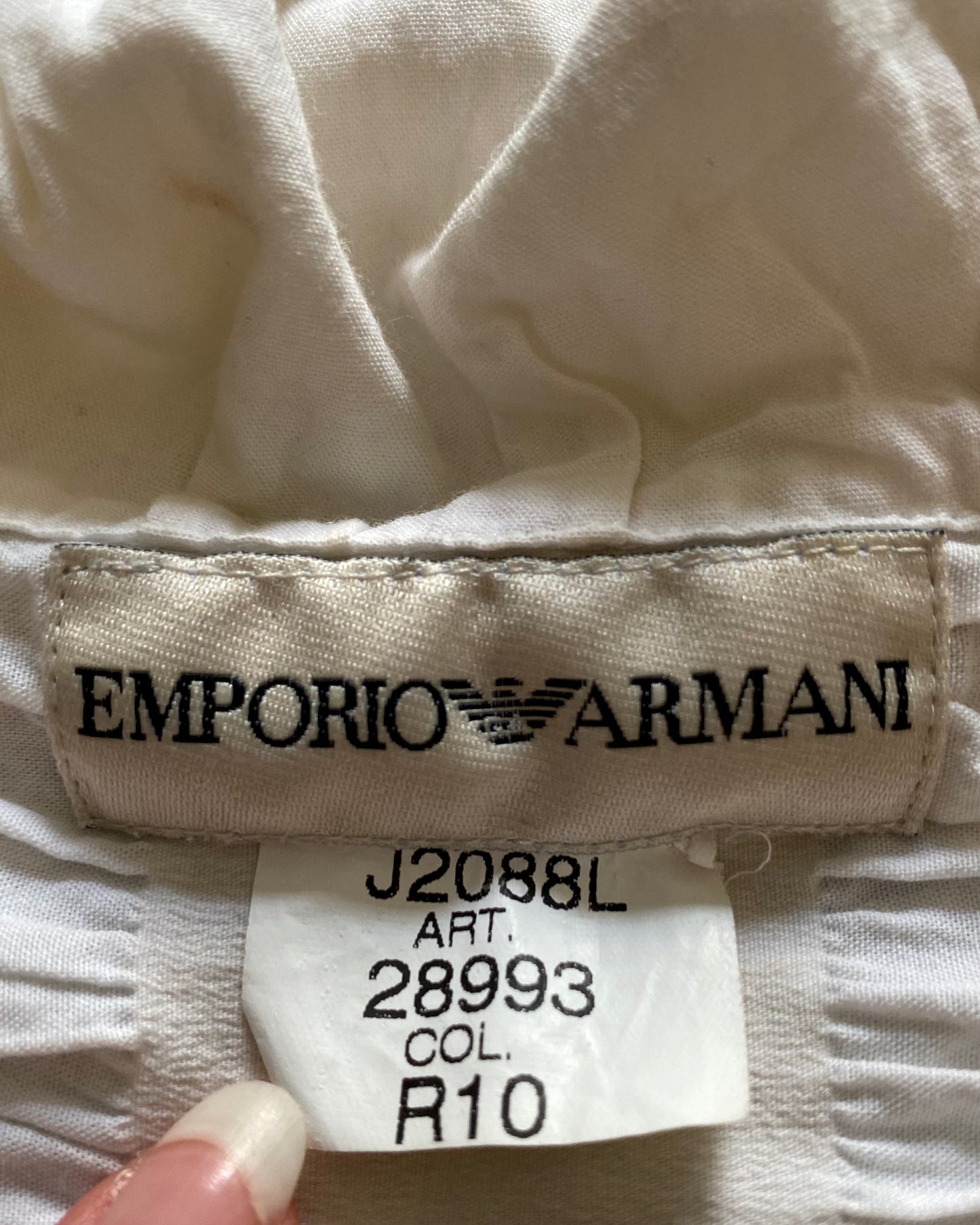 90s Emporio Armani Relief Fighter Shirt (M)