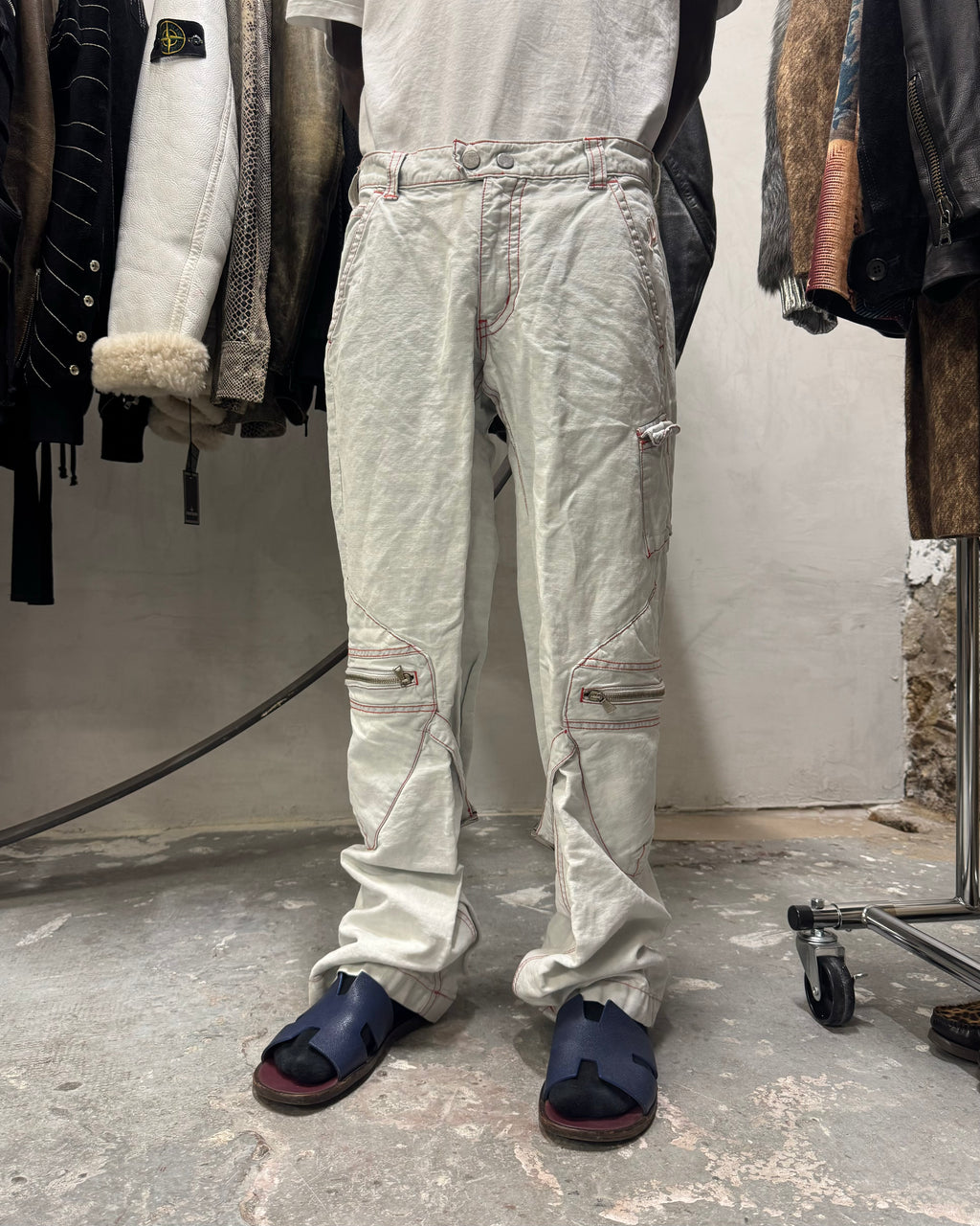 2000年代 アルマーニ ボンデージ カーゴ パンツ (M)