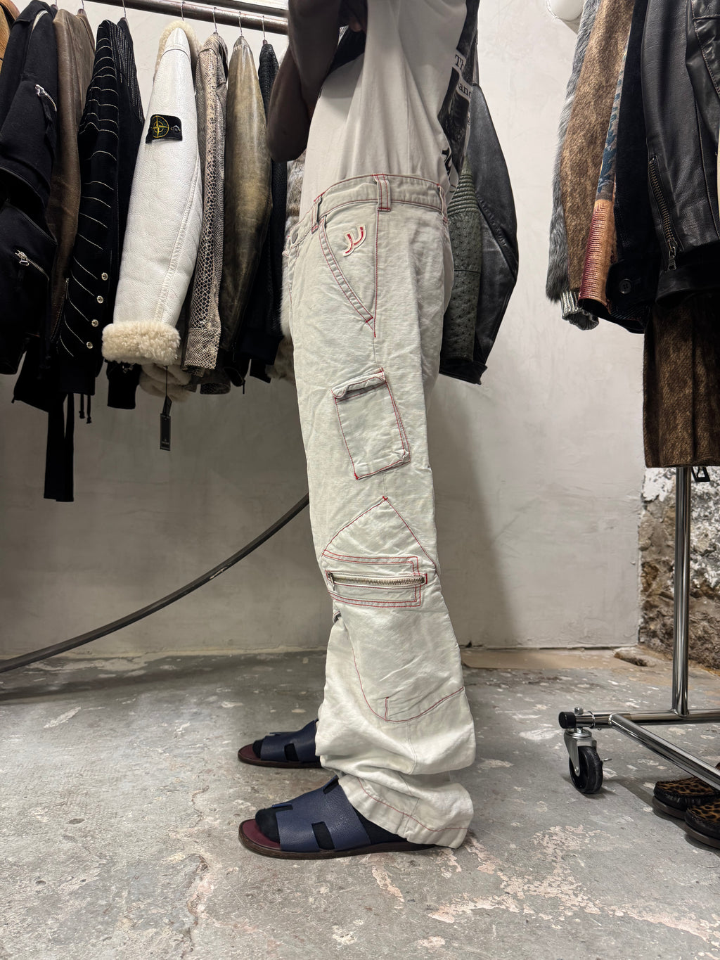 2000年代 アルマーニ ボンデージ カーゴ パンツ (M)