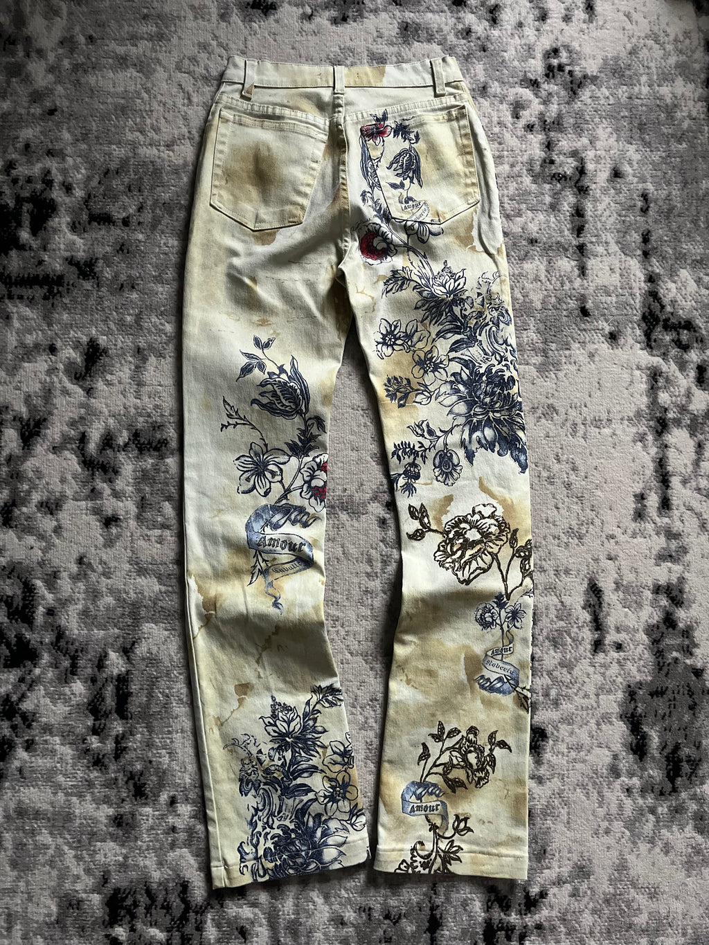 SS2003 Roberto Cavalli Tattoo Tiger Pants