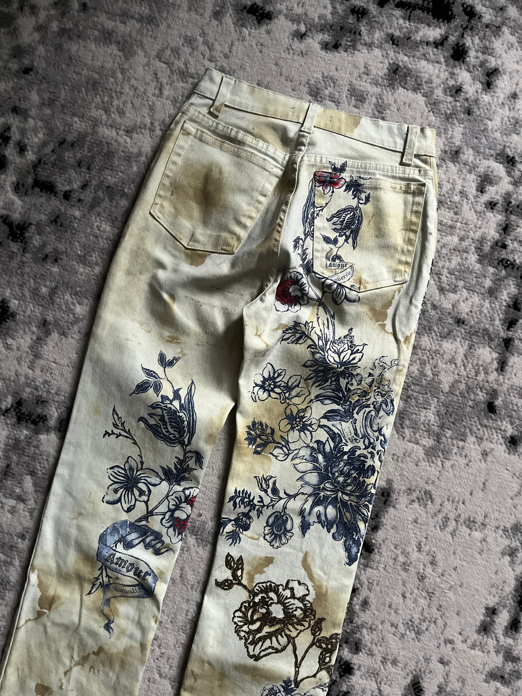SS2003 Roberto Cavalli Tattoo Tiger Pants