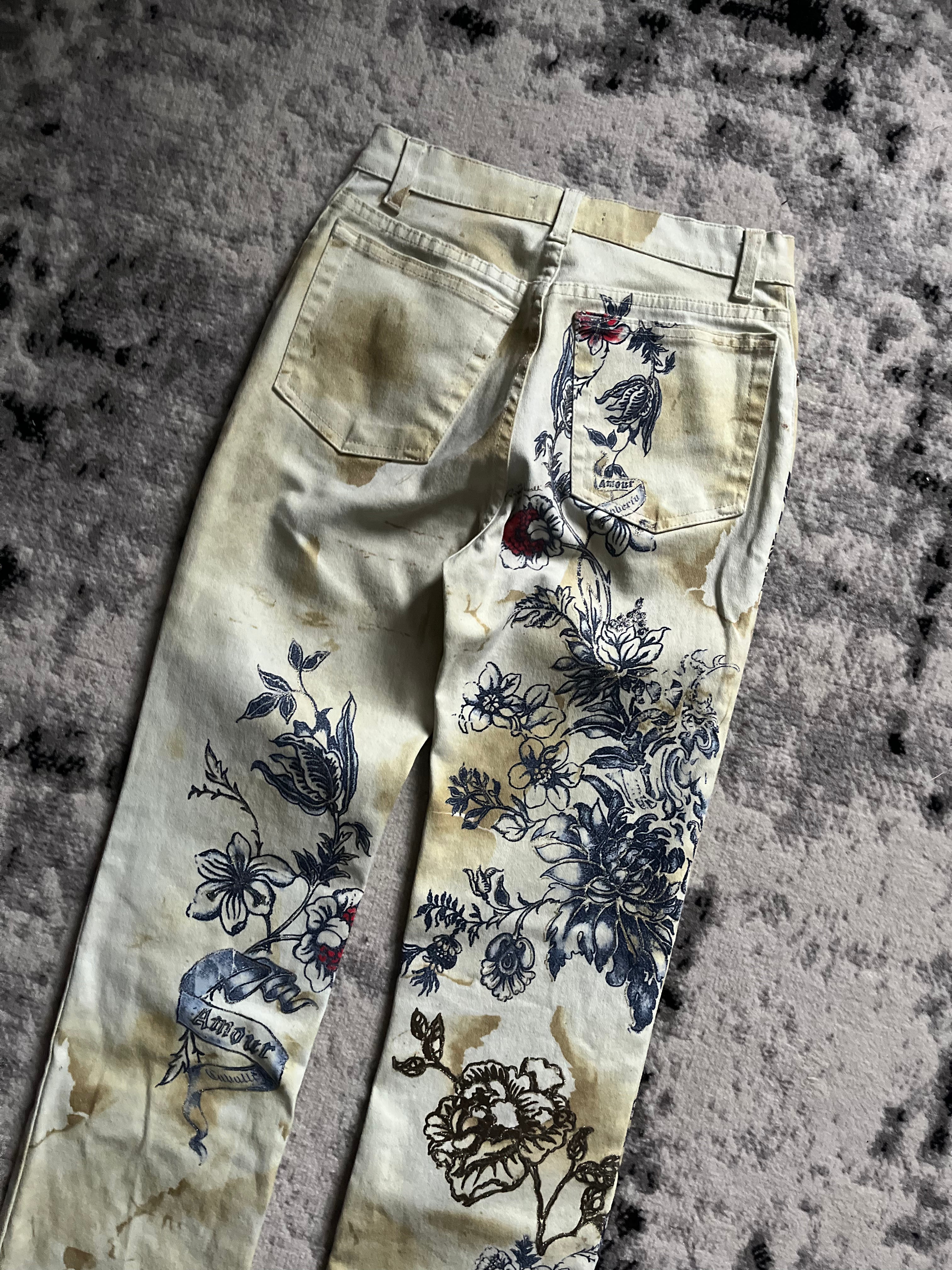 SS2003 Roberto Cavalli Tattoo Tiger Pants