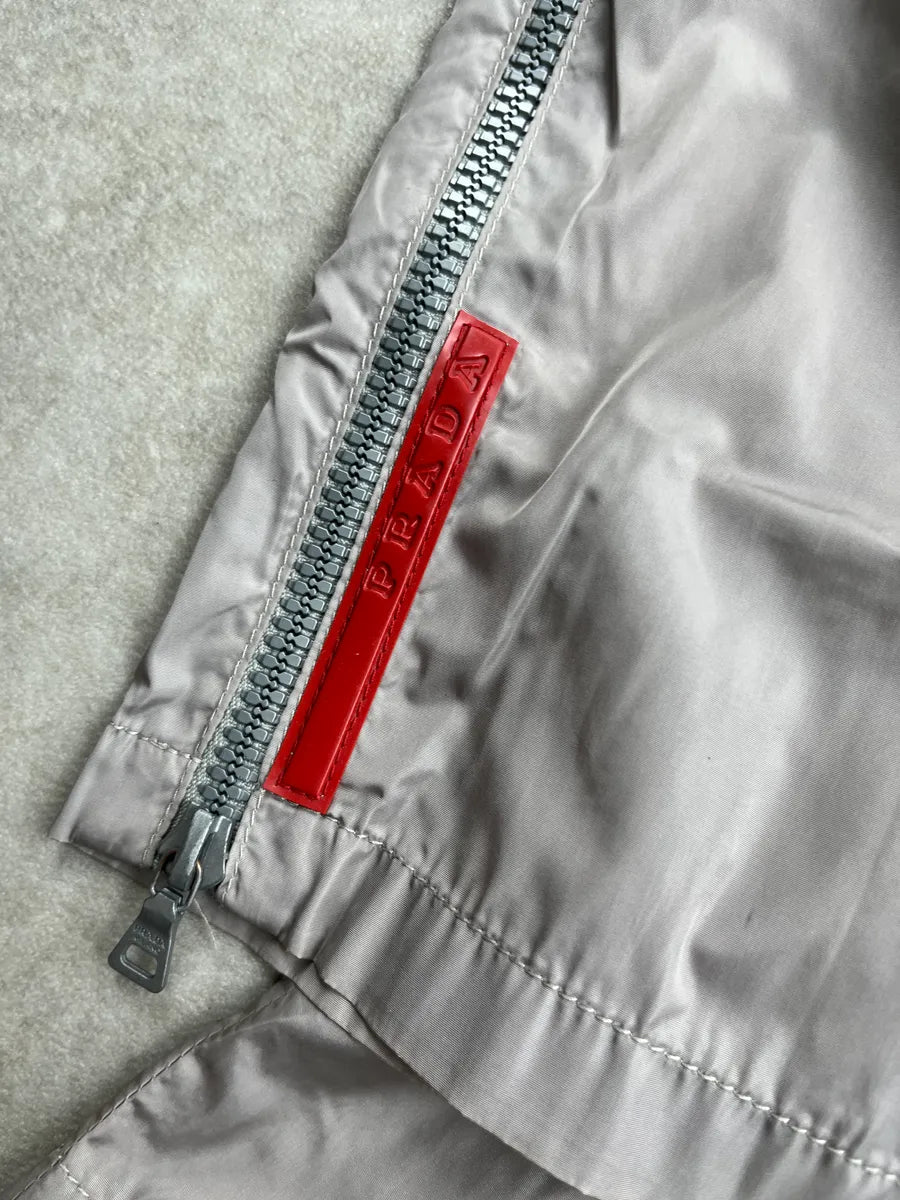 SS2000 Prada Sport Light Grey Nylon Zip-Off Pants WCMdmsq 6