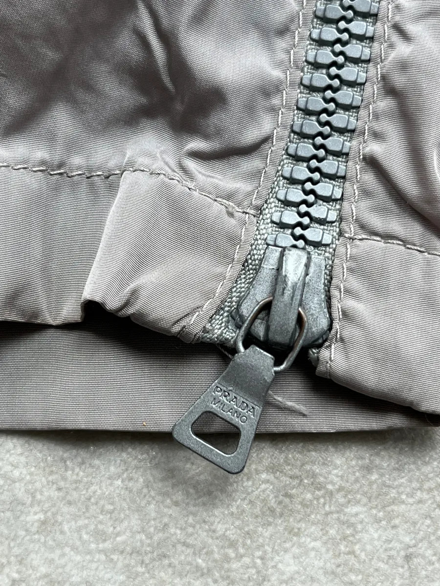 SS2000 Prada Sport Light Grey Nylon Zip-Off Pants WCMdmsq 7