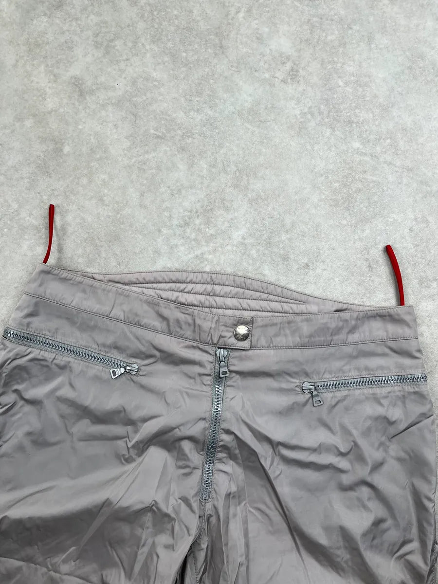 SS2000 Prada Sport Light Grey Nylon Zip-Off Pants WCMdmsq 8