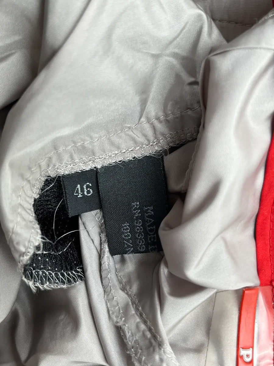 SS2000 Prada Sport Light Grey Nylon Zip-Off Pants WCMdmsq 11