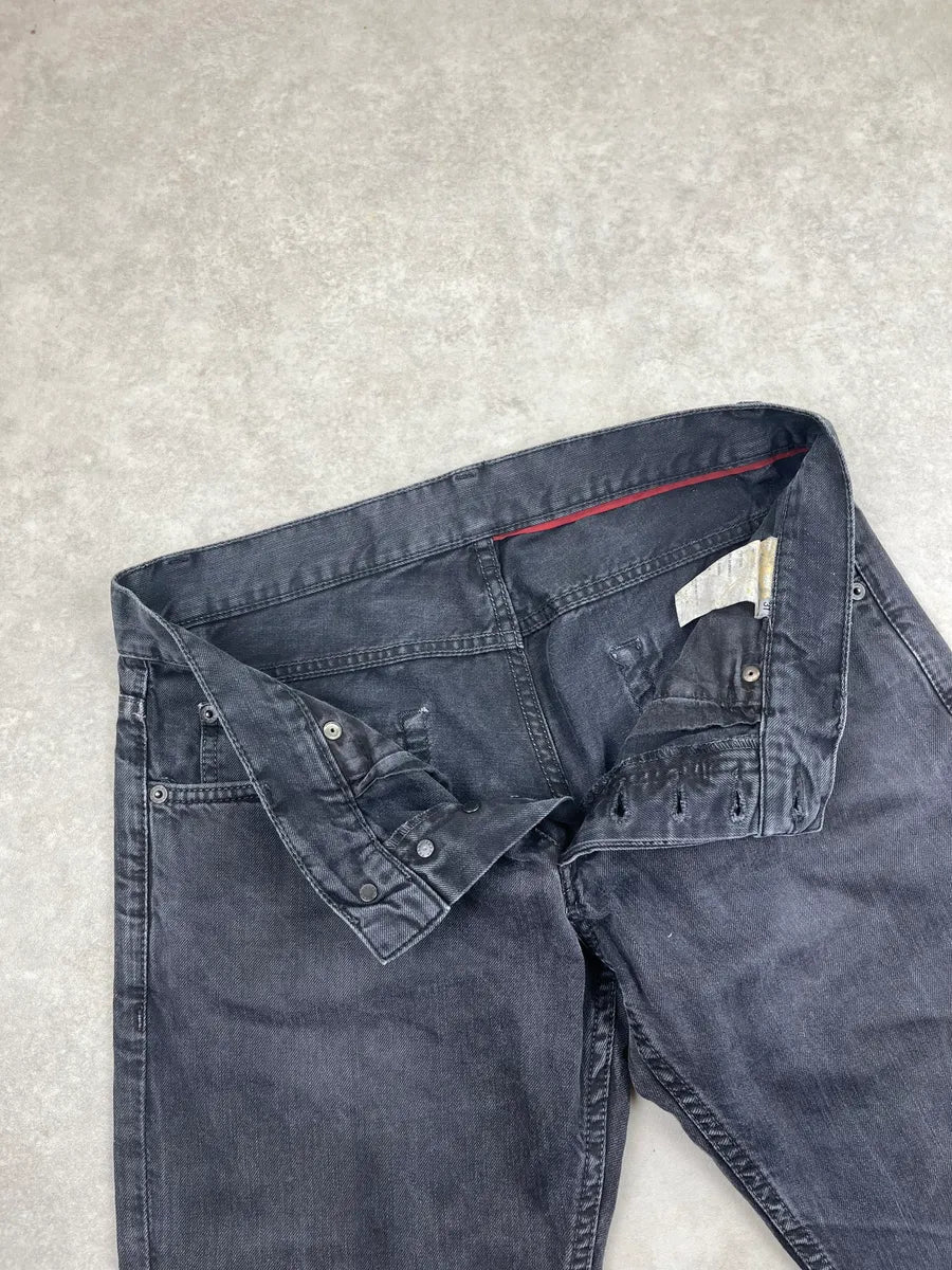 Prada Grey Straight-Leg Washed Denim Jeans gHVBvxmJ 8